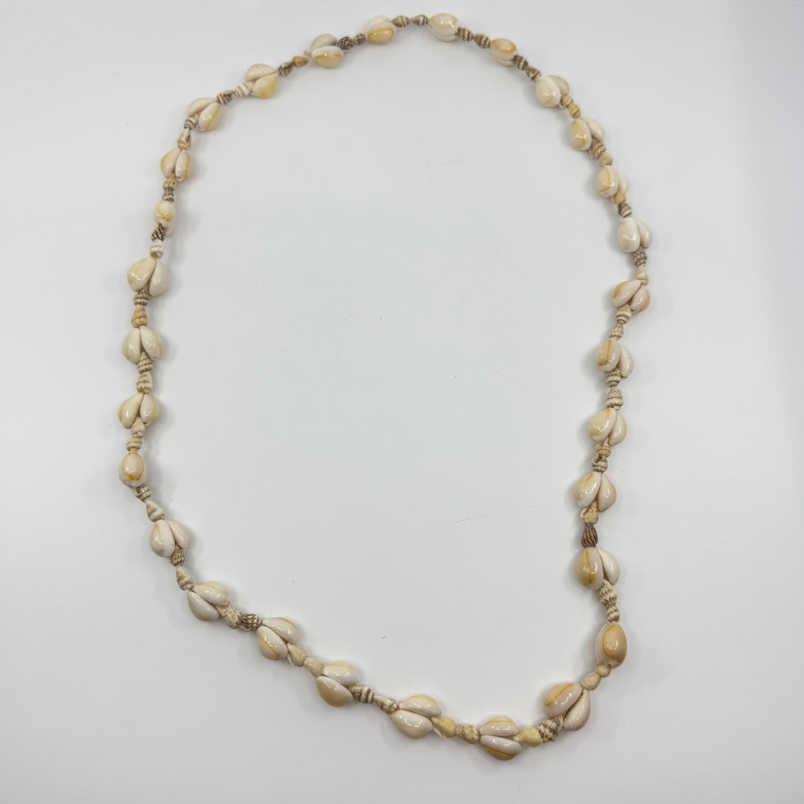 Boho Cowrie Shell Strand Necklace Beachy Statement Coastal Festival Gift Classic - Thumbnail 9
