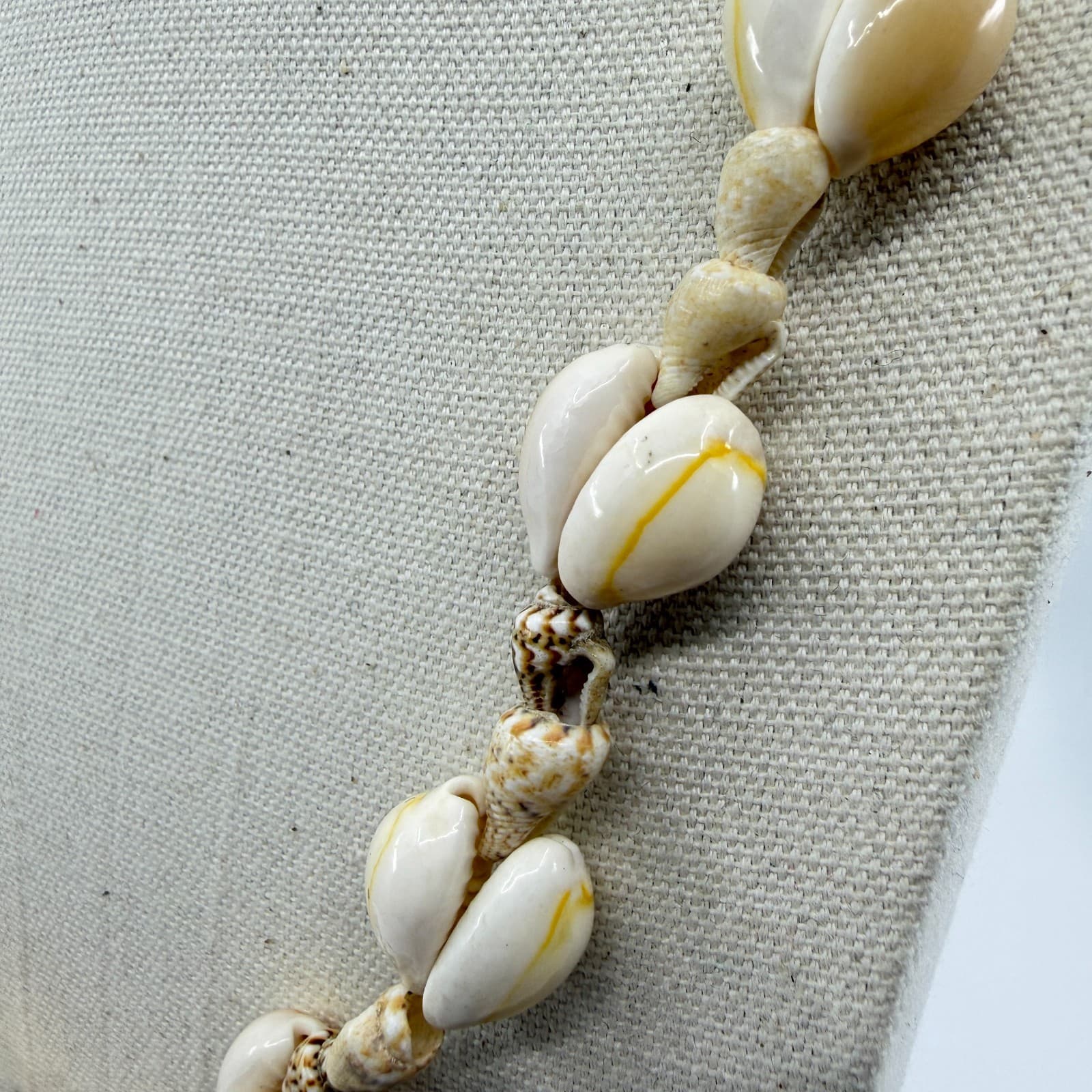 Boho Cowrie Shell Strand Necklace Beachy Statement Coastal Festival Gift Classic - Thumbnail 7