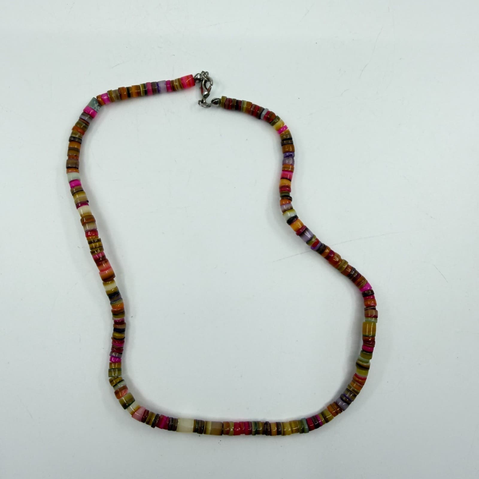 Boho Colorful Heishe Bead Necklace Bracelet Set Layering Festival Summer Gift - Thumbnail 13