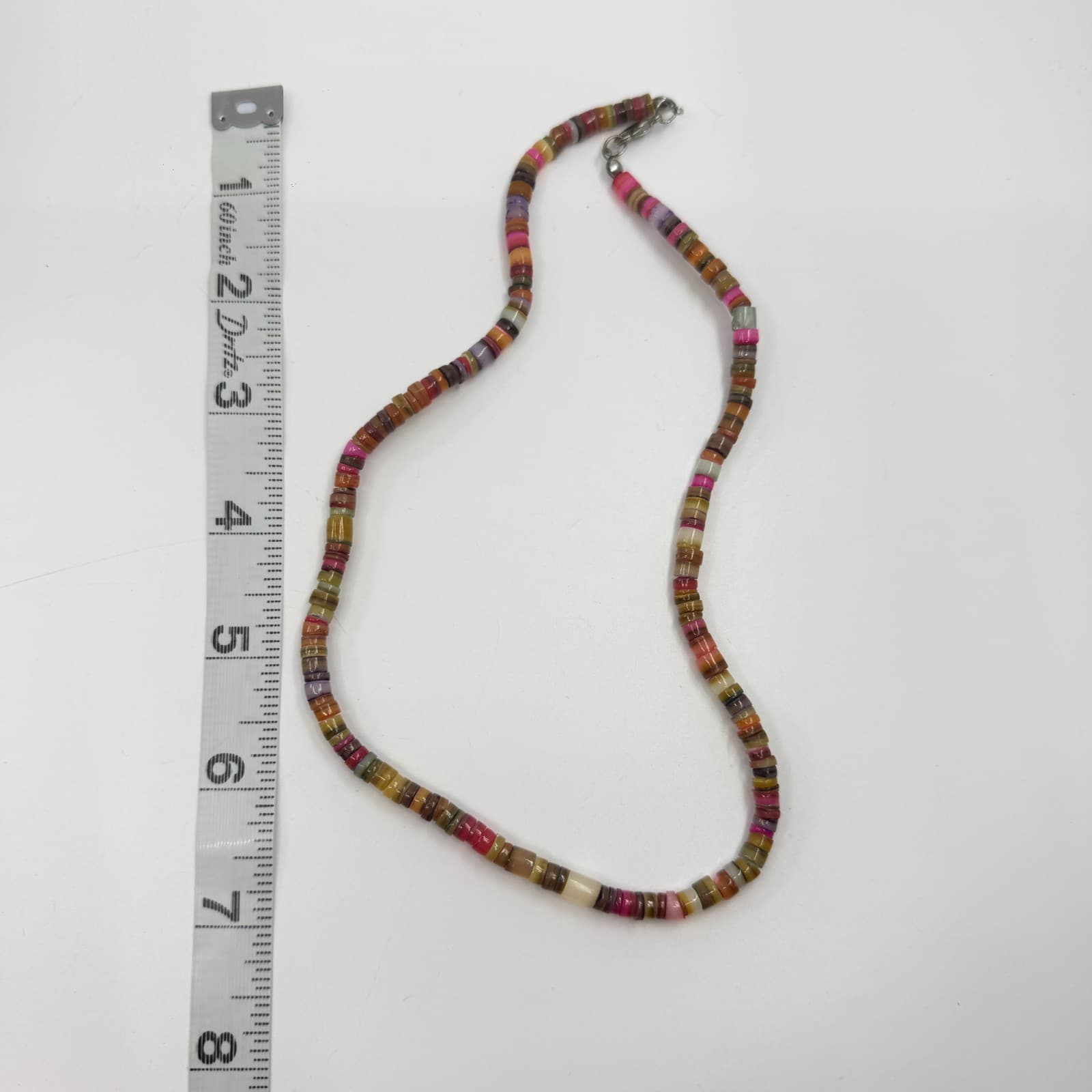 Boho Colorful Heishe Bead Necklace Bracelet Set Layering Festival Summer Gift - Thumbnail 15