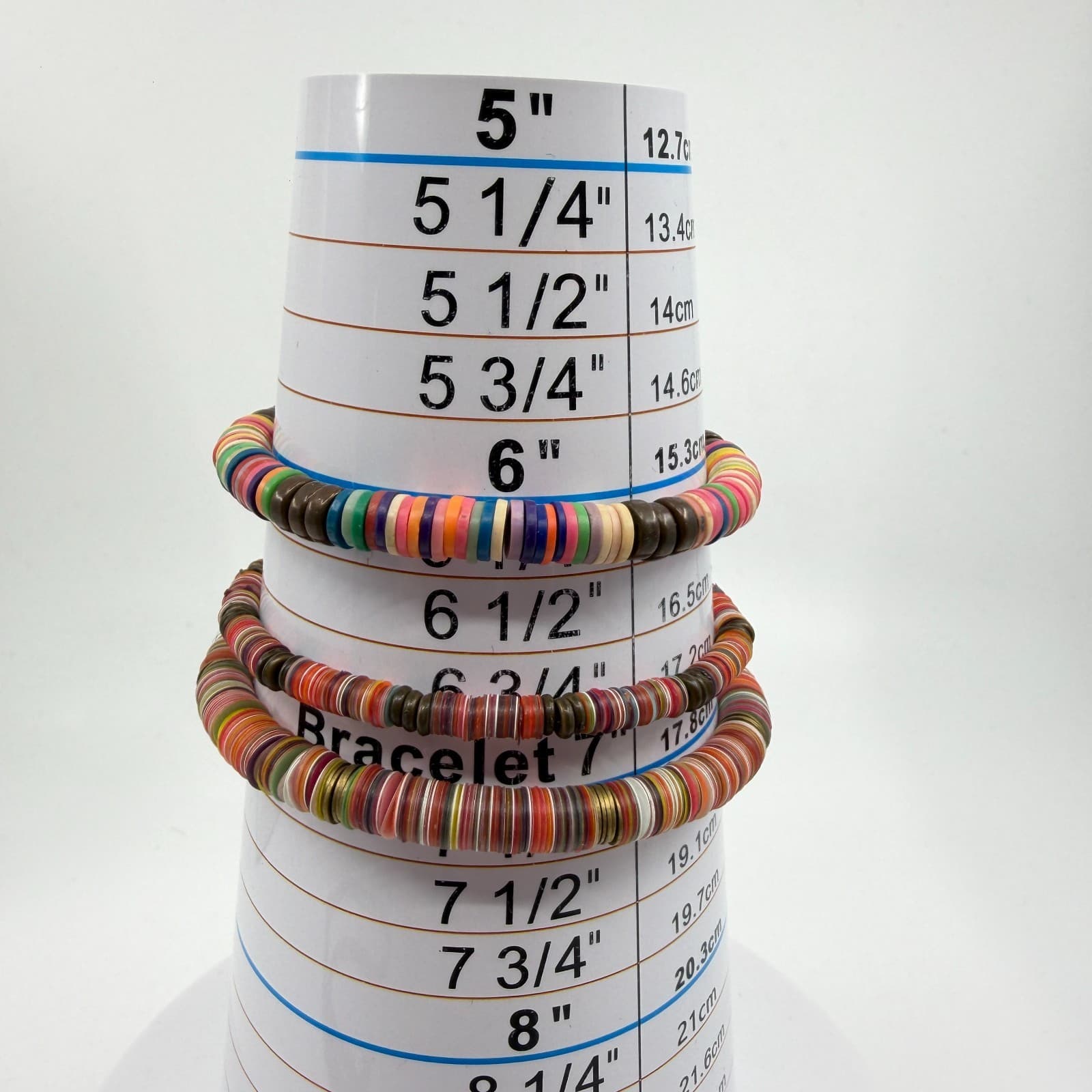 Boho Colorful Heishe Bead Necklace Bracelet Set Layering Festival Summer Gift - Thumbnail 14