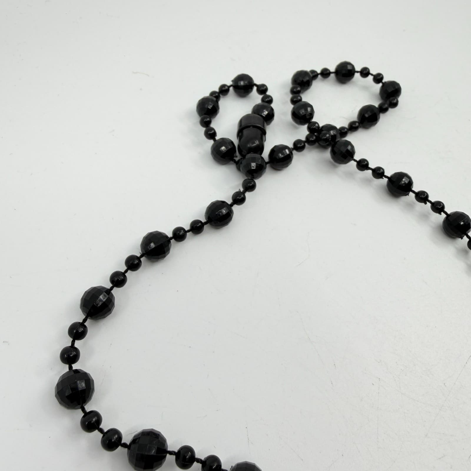 Day Of The Dead Sugar Skull Pendant Necklace Black Beads Magnetic Clasp Colorful - Thumbnail 6