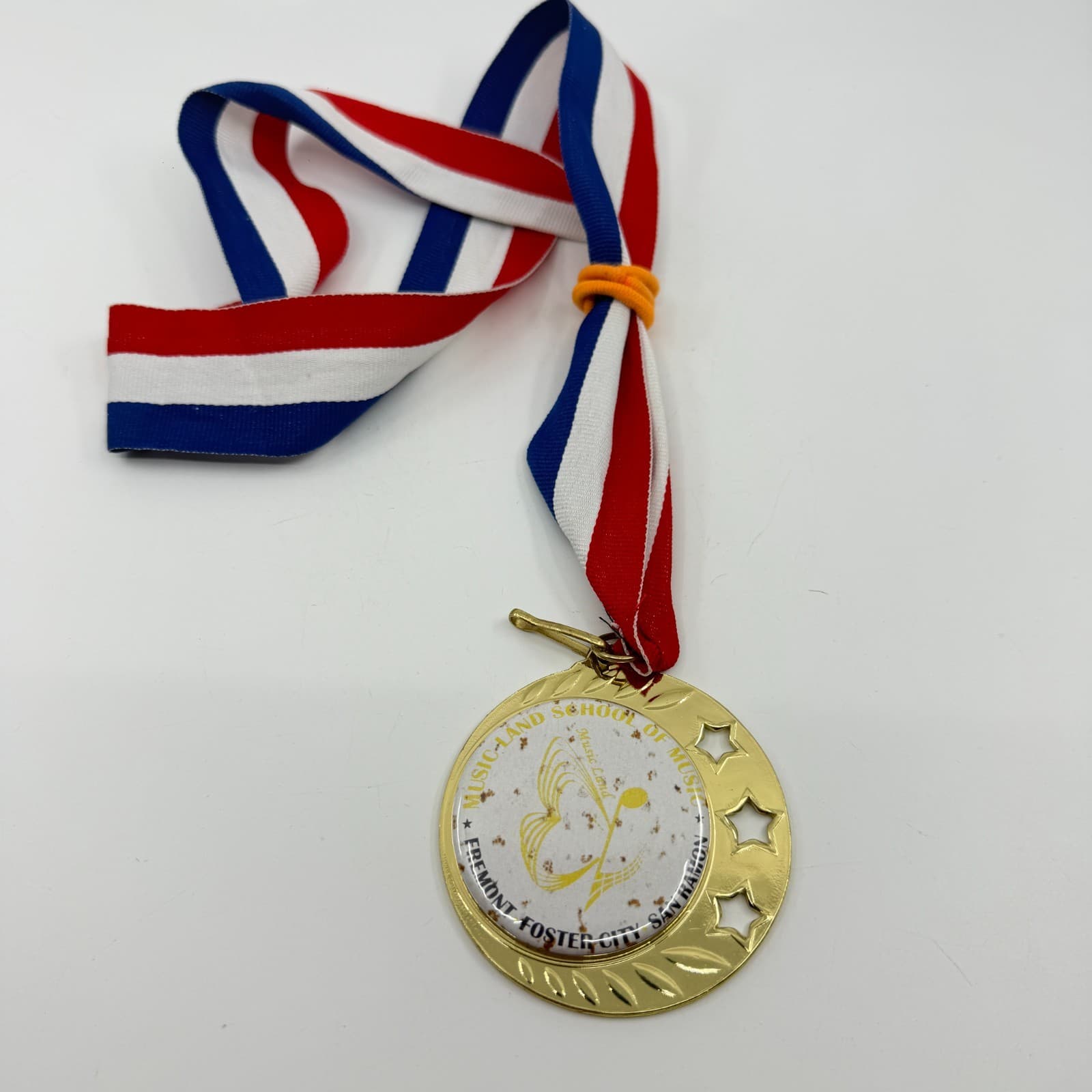 Music Land School of Music Gold Tone Award Medal "FREMONT FOSTER CITY SAN RAMON" - Thumbnail 2