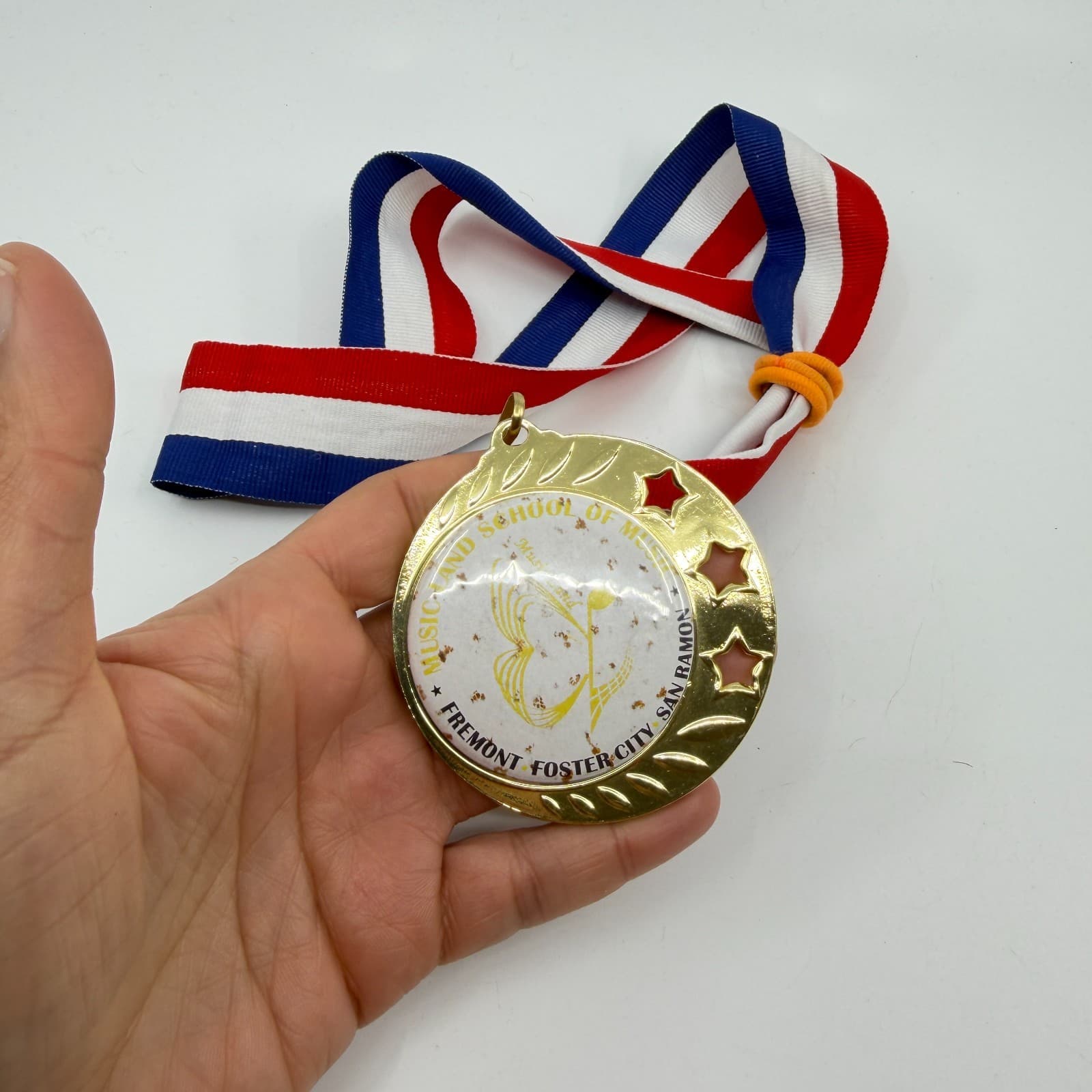 Music Land School of Music Gold Tone Award Medal "FREMONT FOSTER CITY SAN RAMON" - Thumbnail 4