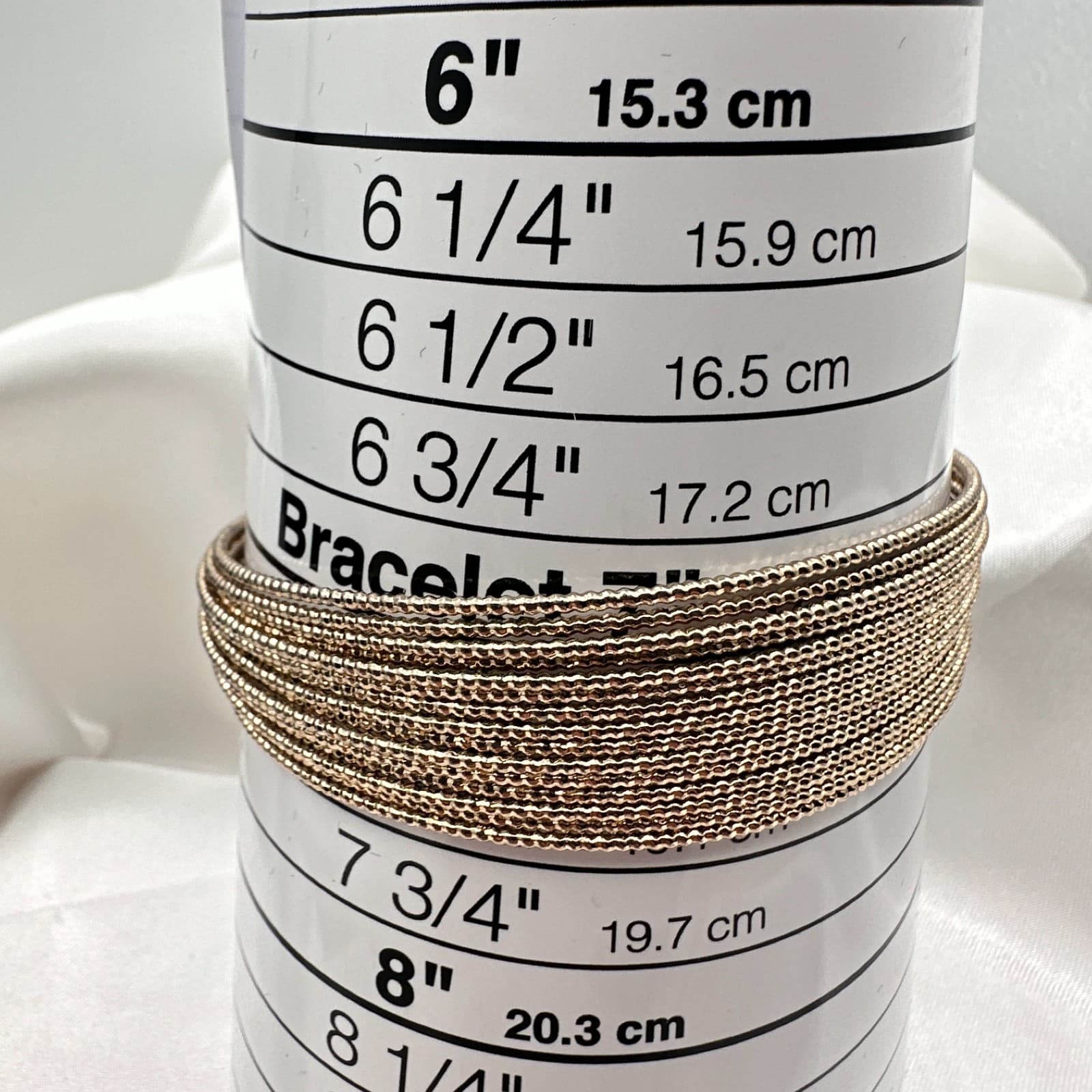 Vintage 90s Gold Tone Multi Strand Mesh Cuff Bracelet Elegant Statement Jewelry - Thumbnail 9