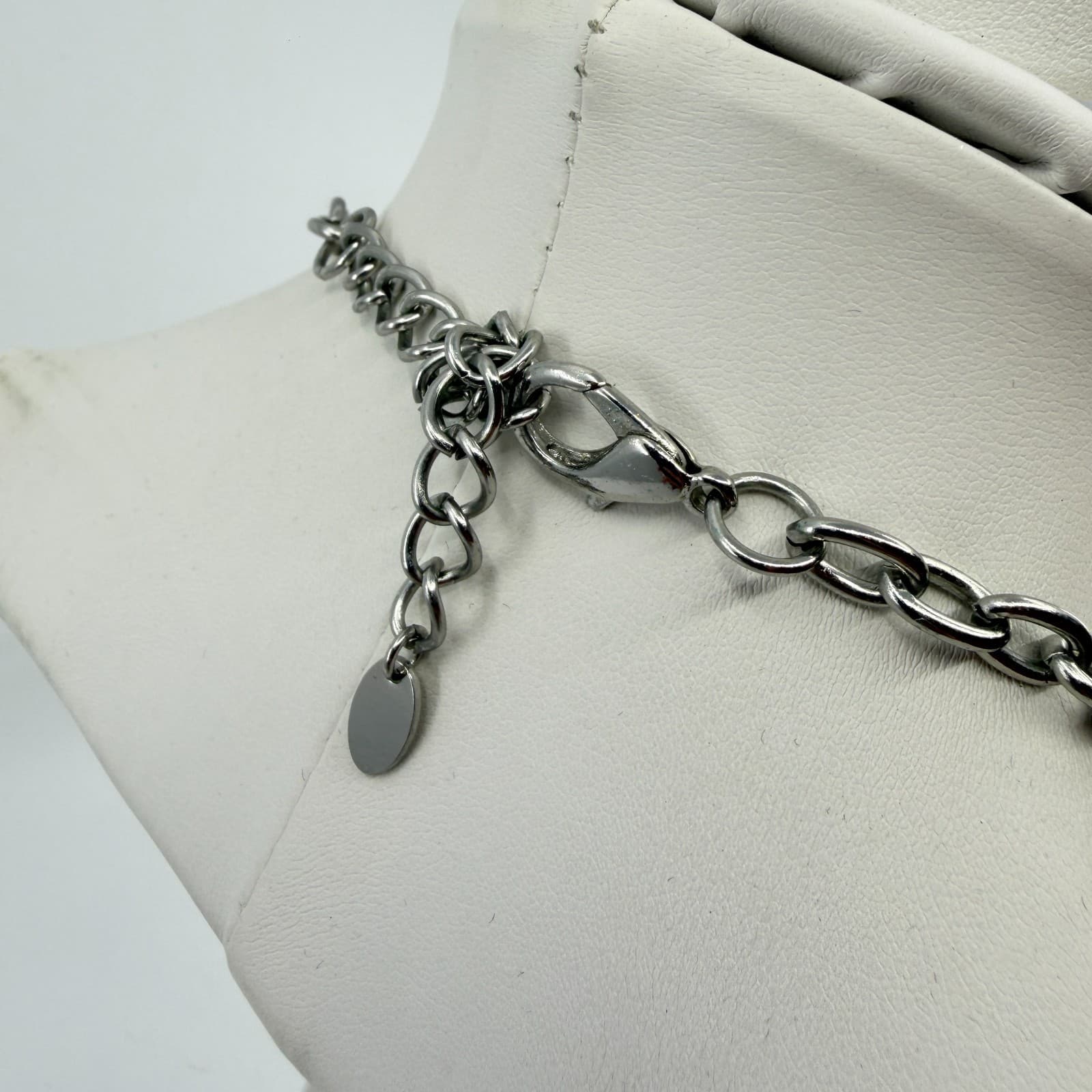 Two Tone Gold & Silver Tone Mixed Metal Collar Choker Necklace Statement Chunky - Thumbnail 6