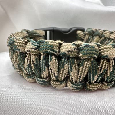 Vintage 90 Outdoor Paracord Survival Bracelet Unisex Classic Fashion Jewelry - Thumbnail 3