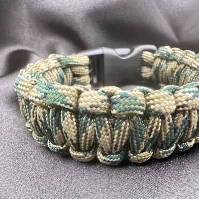 Vintage 90 Outdoor Paracord Survival Bracelet Unisex Classic Fashion Jewelry - Thumbnail 7