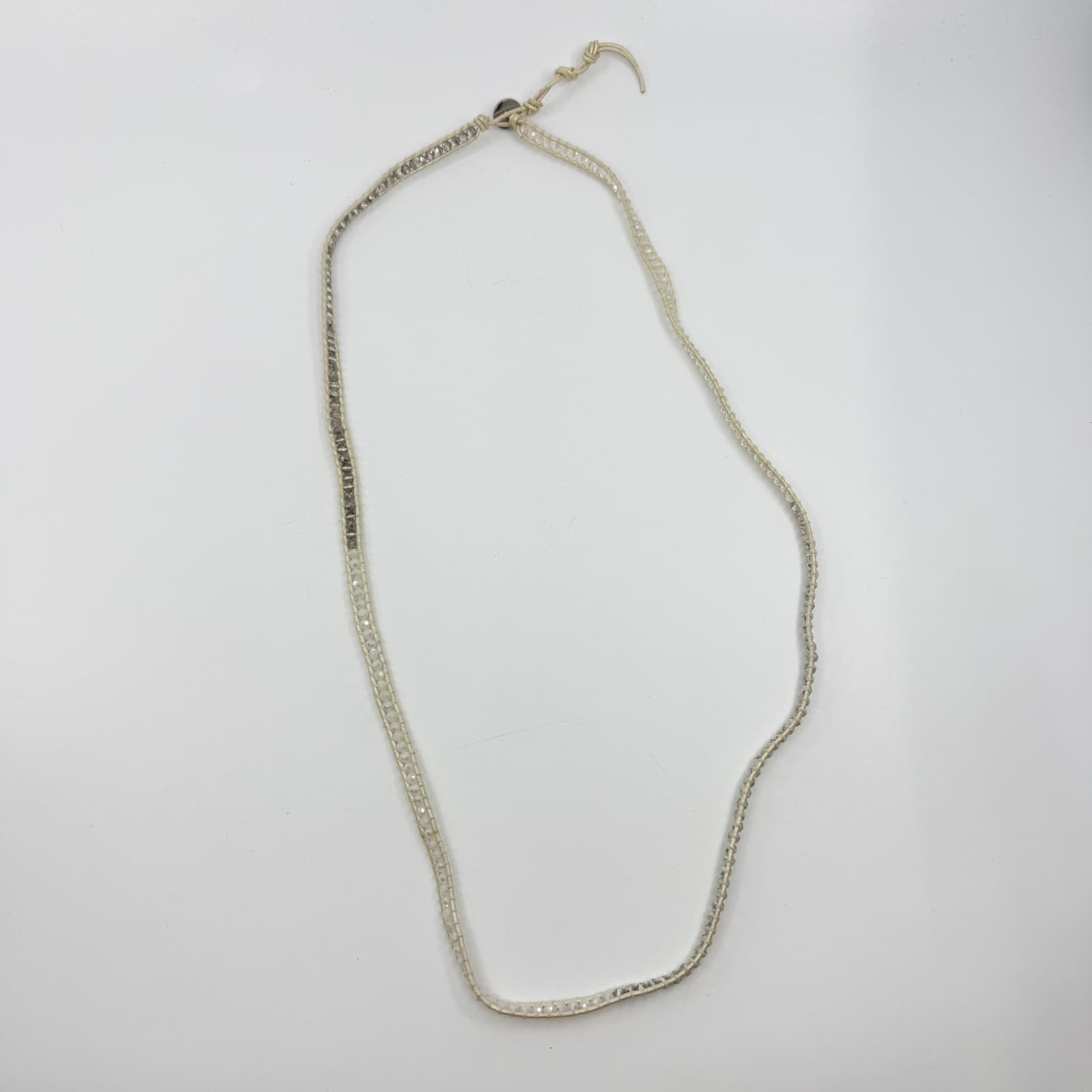 Boho Crystal Wrap Necklace Beaded Long Choker Stacking Layering Gift Accessory - Thumbnail 9