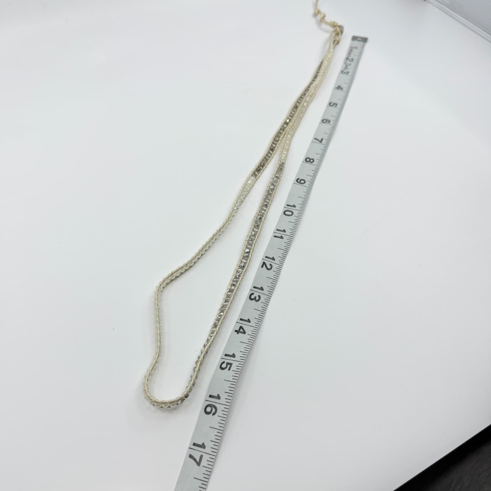 Boho Crystal Wrap Necklace Beaded Long Choker Stacking Layering Gift Accessory - Thumbnail 10