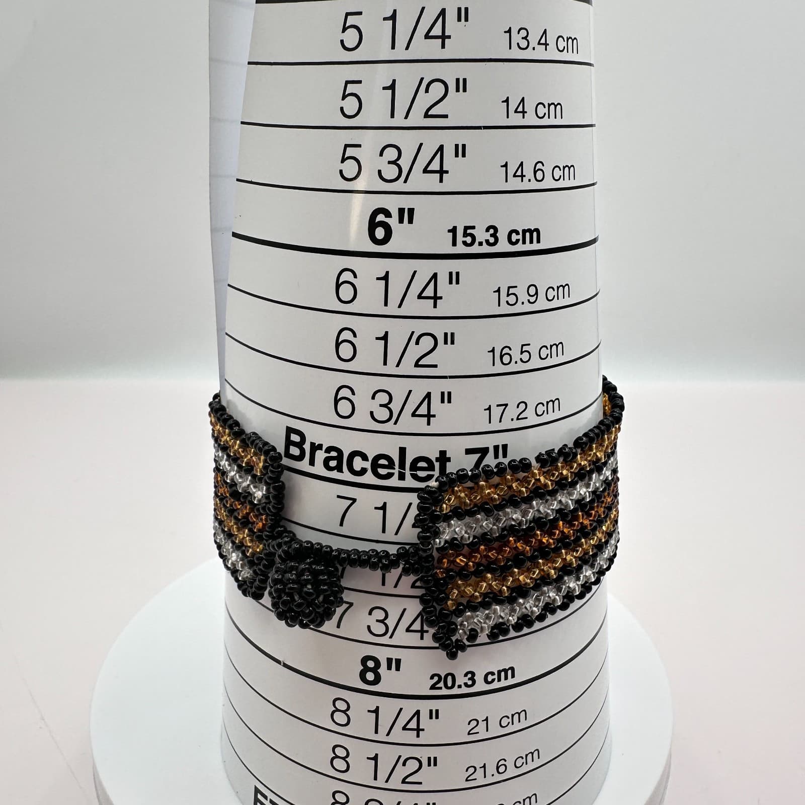 Vintage Y2K Seed Beaded Wide Cuff Bracelet Boho Retro Statement Women's Jewelry - Thumbnail 7