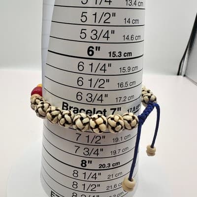 Vintage 90s Tibetan Beaded Bracelet Statement Women's Classic Fashion Jewelry - Thumbnail 7