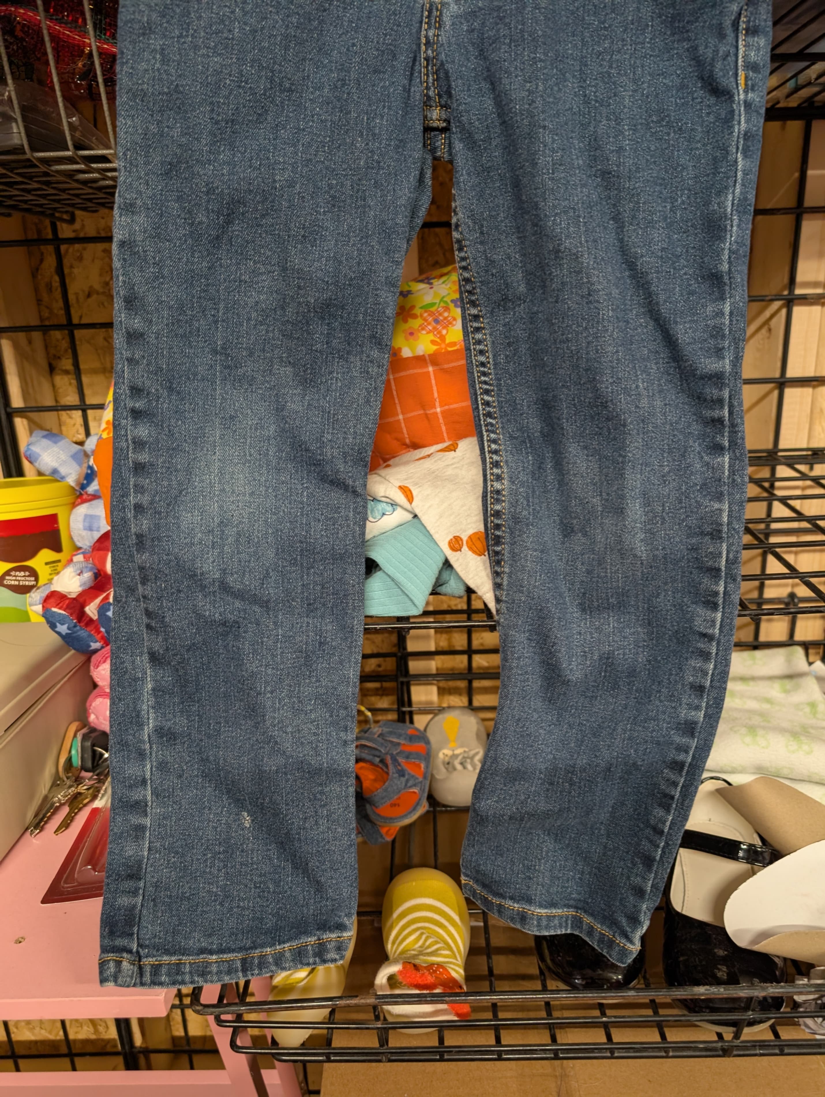 Children's Blue Denim Jeans - Thumbnail 2