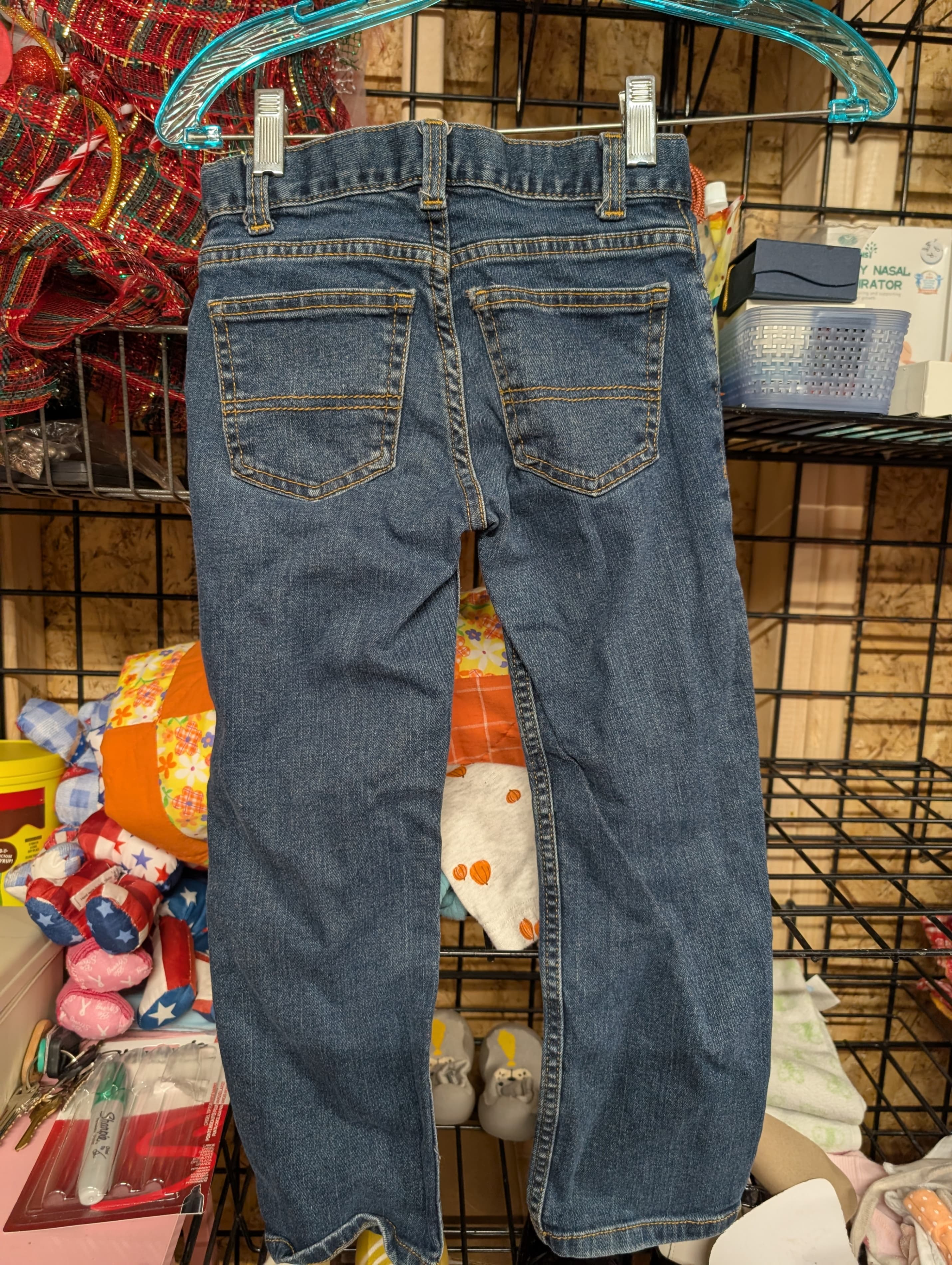 Children's Blue Denim Jeans - Thumbnail 3