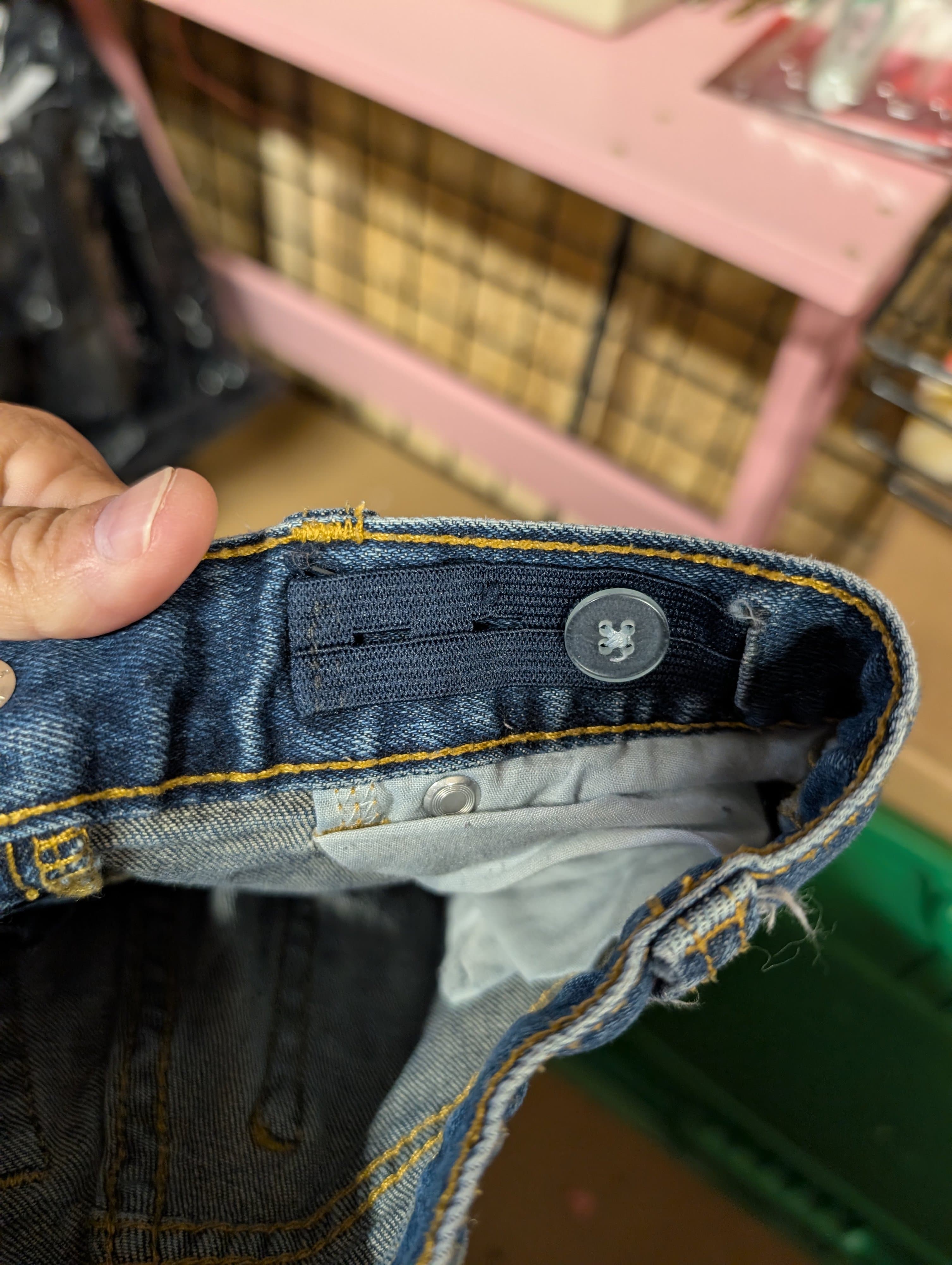 Children's Blue Denim Jeans - Thumbnail 5