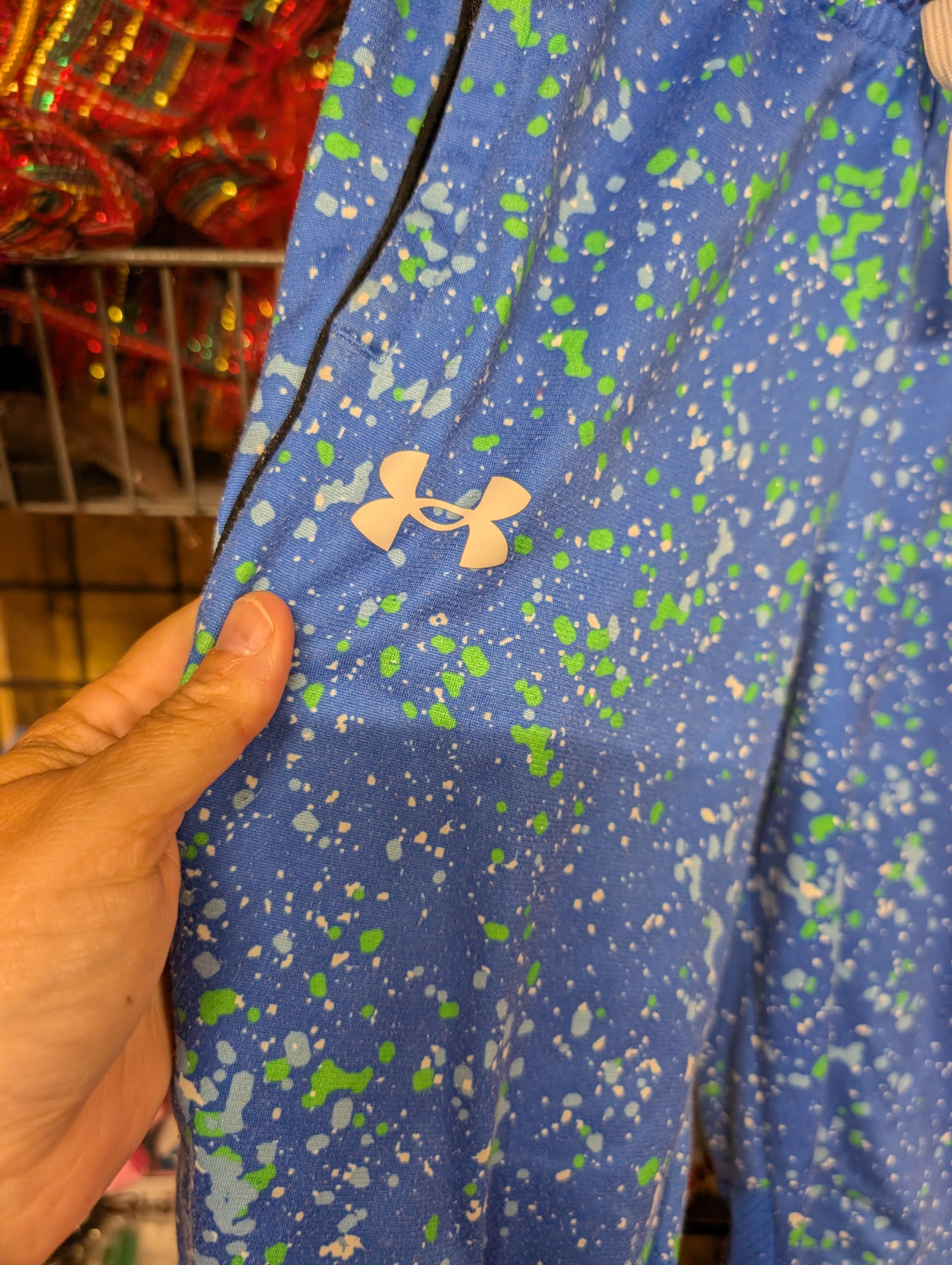 Under Armour boys joggers Size M Blue Pattern - Thumbnail 2