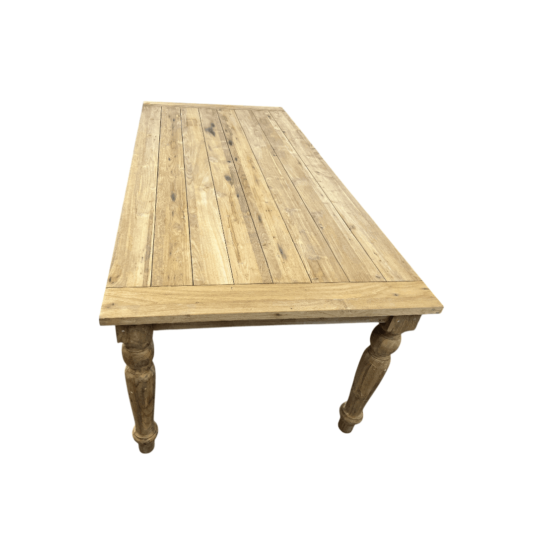 Canora Grey Beardall Rectangular Teak Outdoor Dining Table - Thumbnail 4