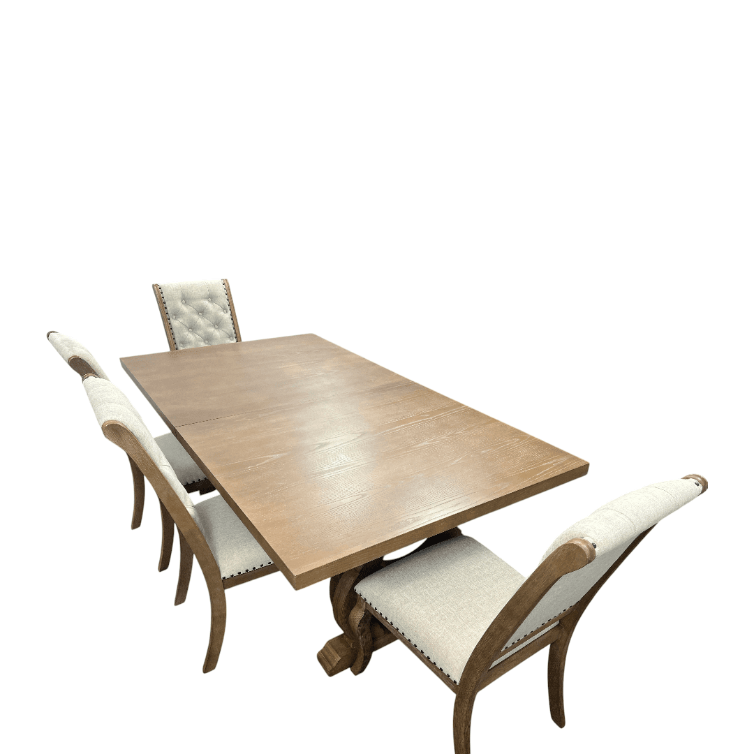 Coaster Furniture Brockway Dining Set by Coaster - Barley Brown - Thumbnail 11