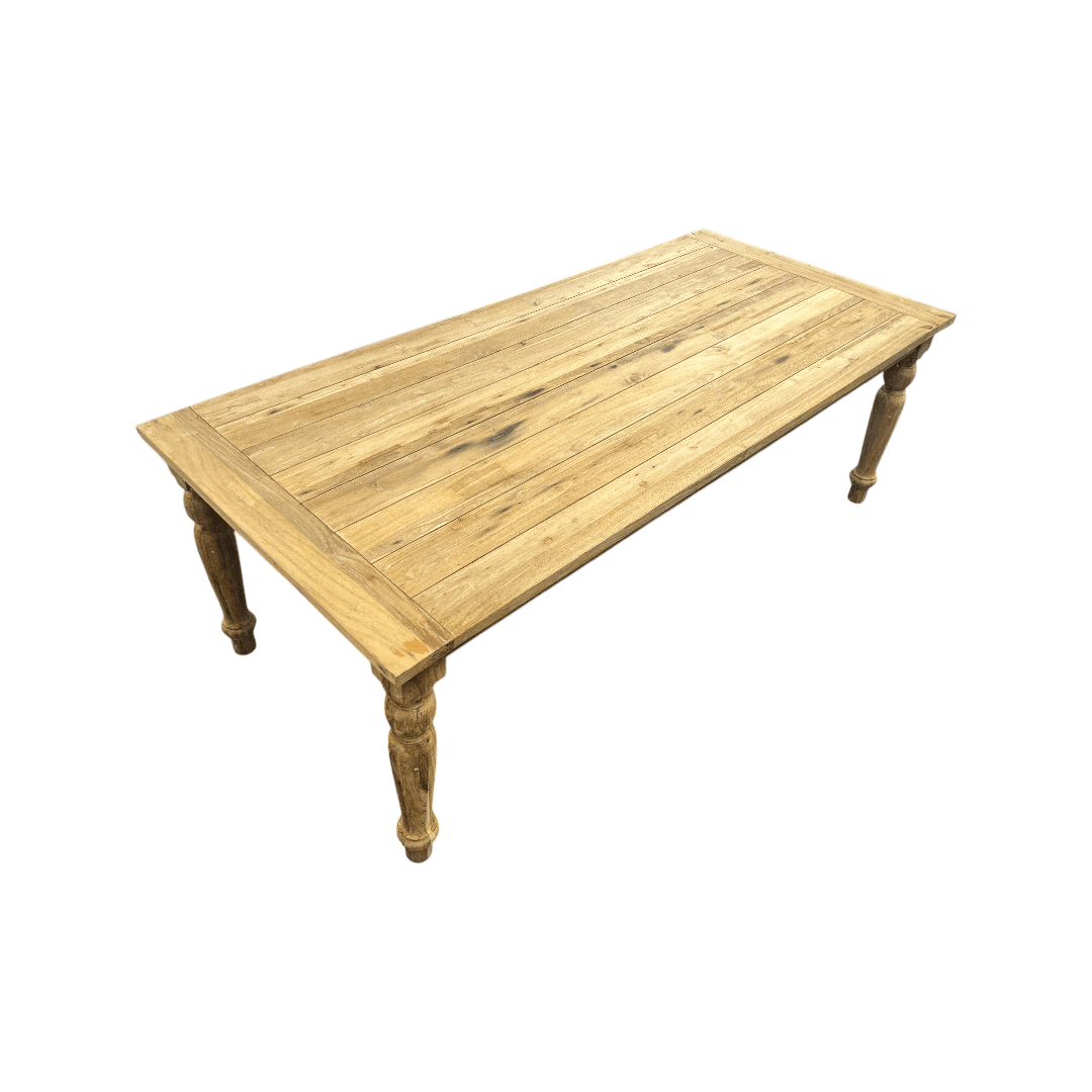 Canora Grey Beardall Rectangular Teak Outdoor Dining Table - Thumbnail 9