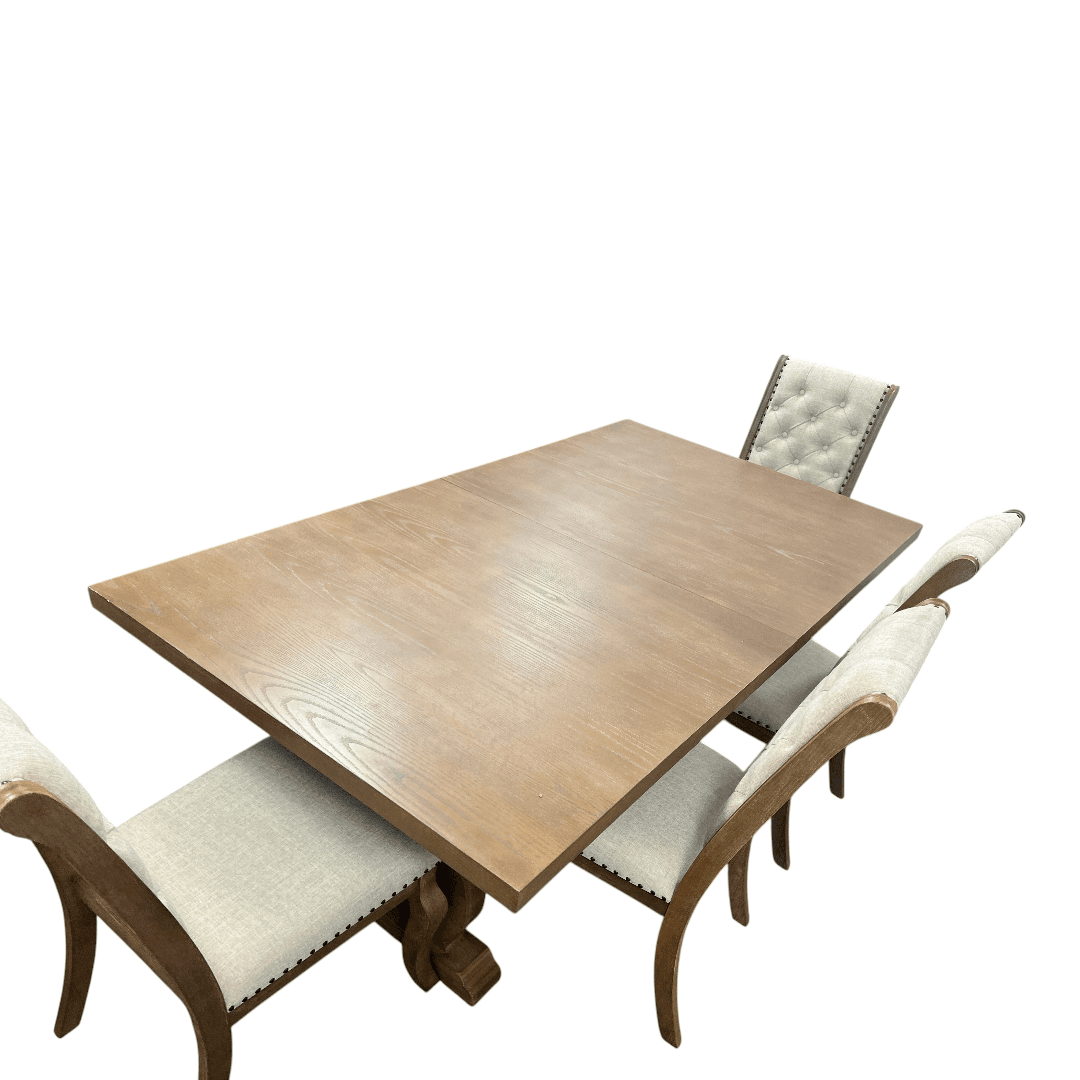 Coaster Furniture Brockway Dining Set by Coaster - Barley Brown - Thumbnail 10