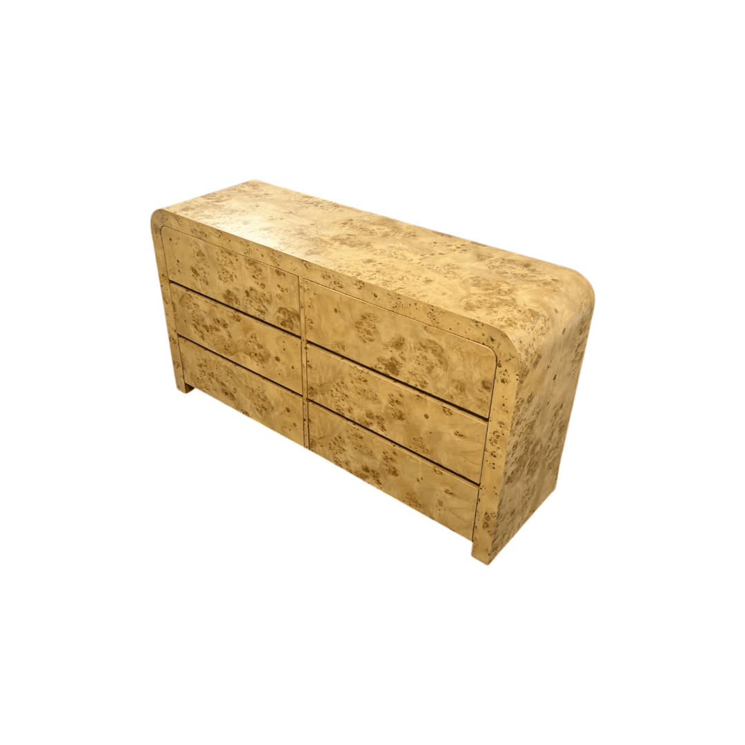 Joss and Main Cora Burl Wood 6 Drawer Dresser - Thumbnail 7