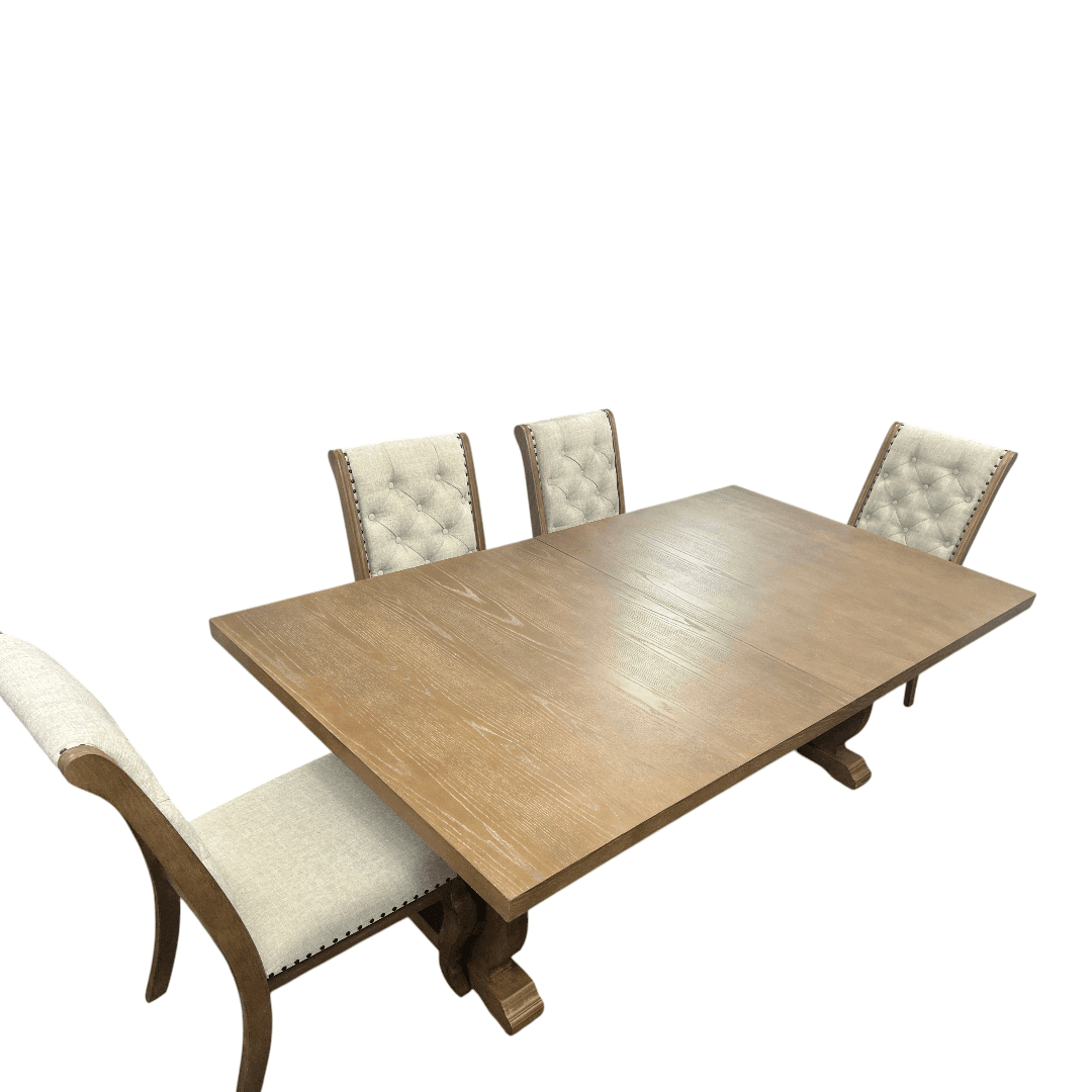 Coaster Furniture Brockway Dining Set by Coaster - Barley Brown - Thumbnail 13