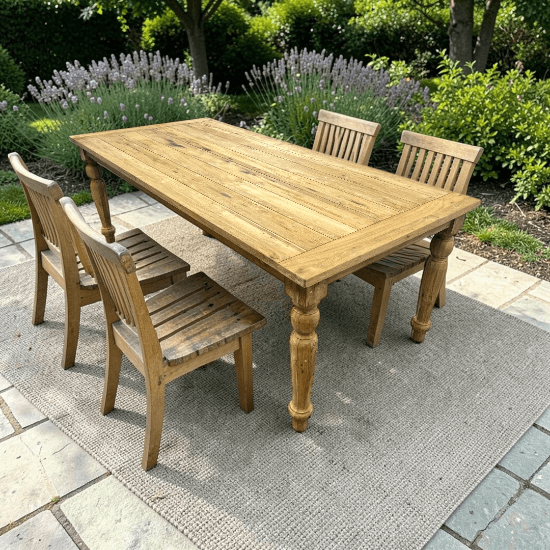 Canora Grey Beardall Rectangular Teak Outdoor Dining Table