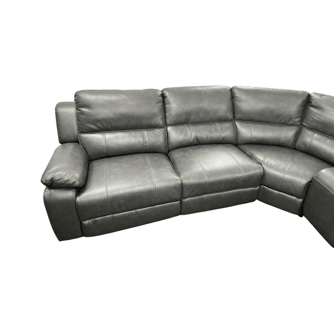 Latitude Run Jeanna Modern & Contemporary 6-Piece Modular Power Reclining Sectional Sofa with Integrated Console and USB Charging Port - Thumbnail 9