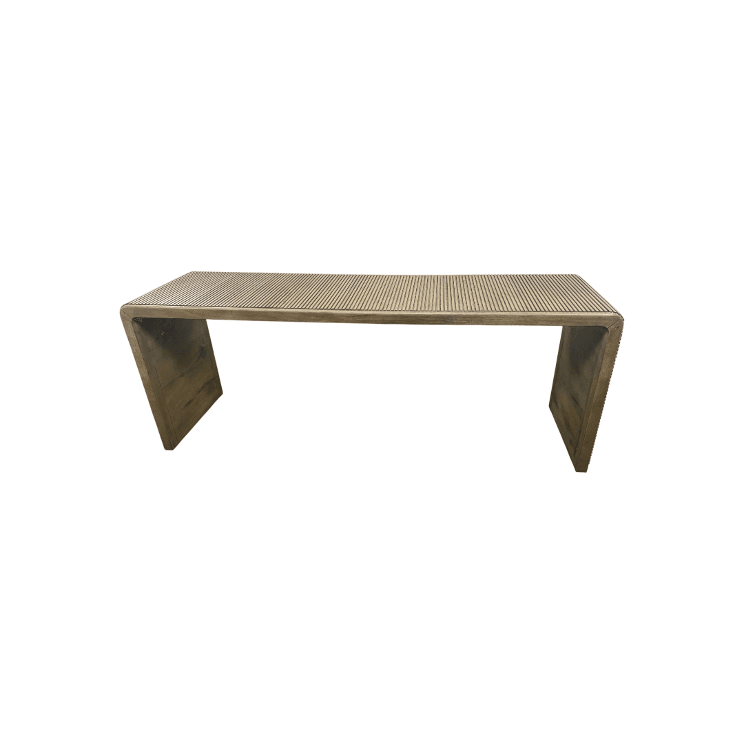 Four Hands Leo Console Table - Rustic Grey - Thumbnail 4