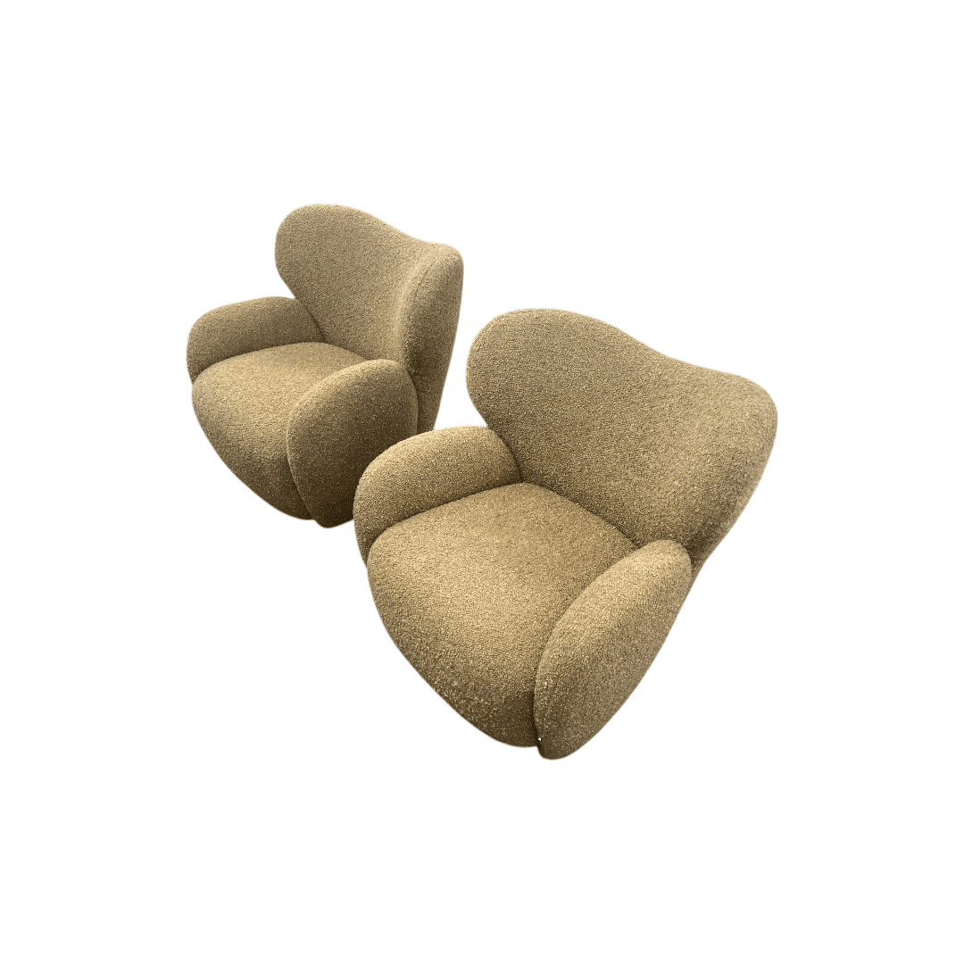 Lulu and Georgia Ovid Swivel Chair by Aimee Song Set of 2 - Thumbnail 4
