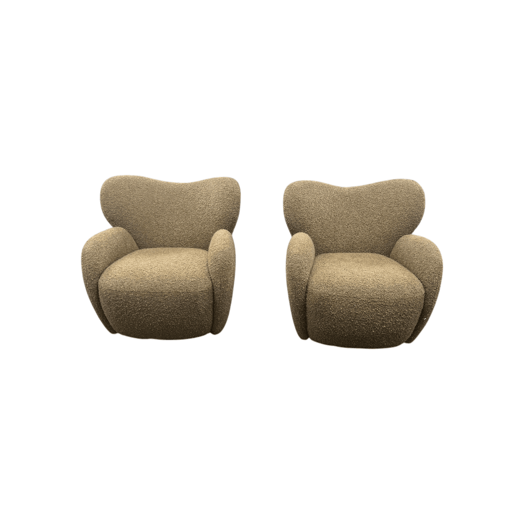 Lulu and Georgia Ovid Swivel Chair by Aimee Song Set of 2 - Thumbnail 2