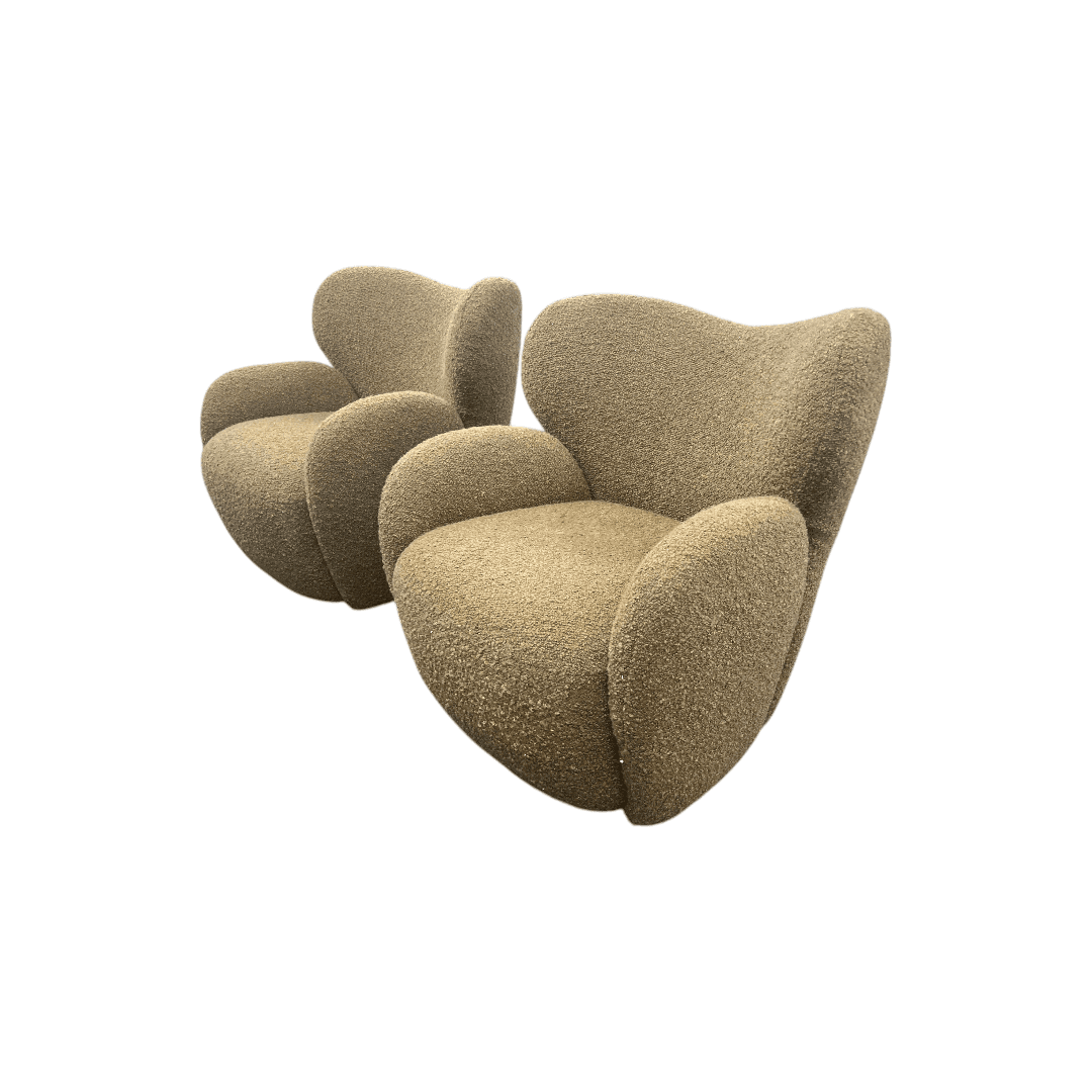 Lulu and Georgia Ovid Swivel Chair by Aimee Song Set of 2 - Thumbnail 5