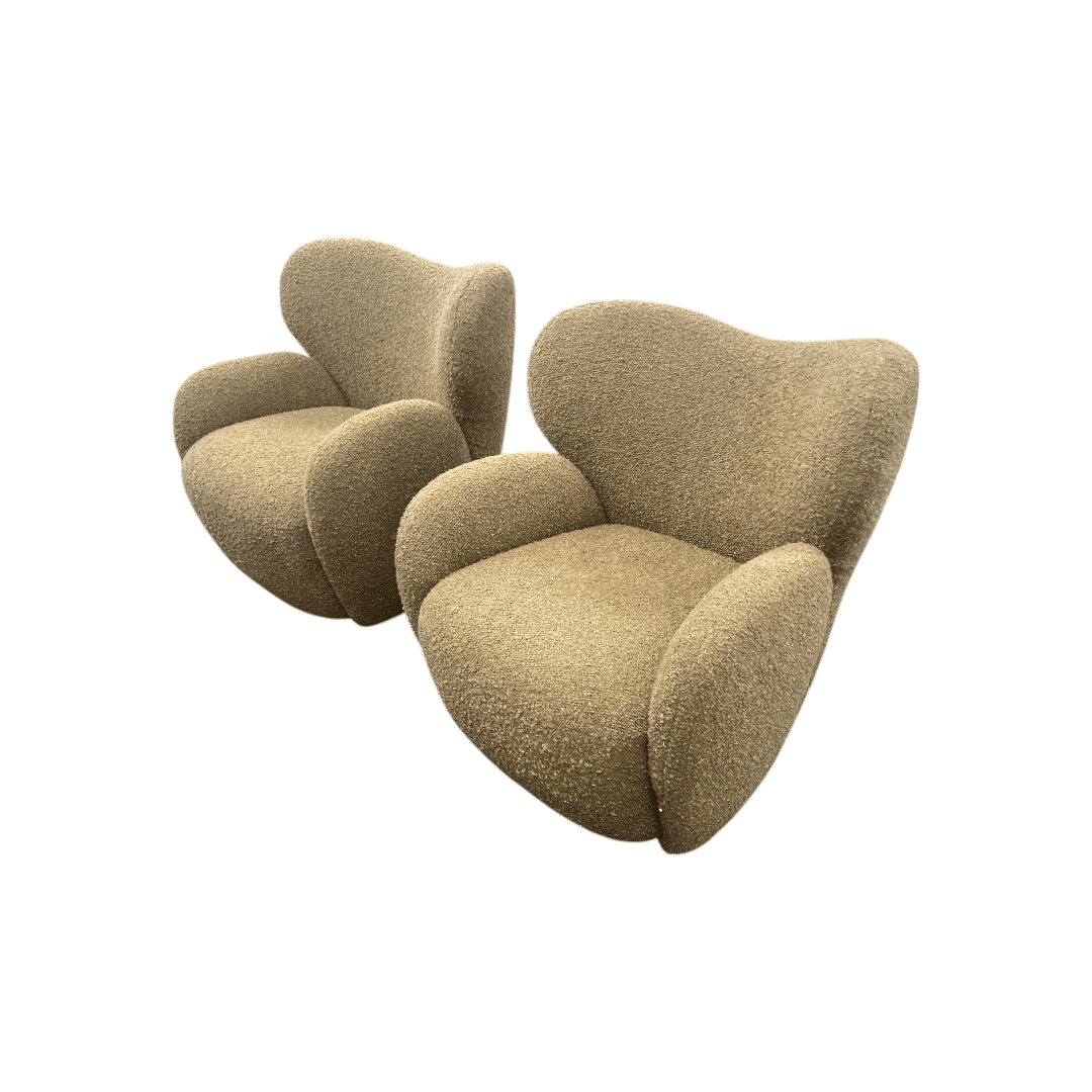 Lulu and Georgia Ovid Swivel Chair by Aimee Song Set of 2 - Thumbnail 3