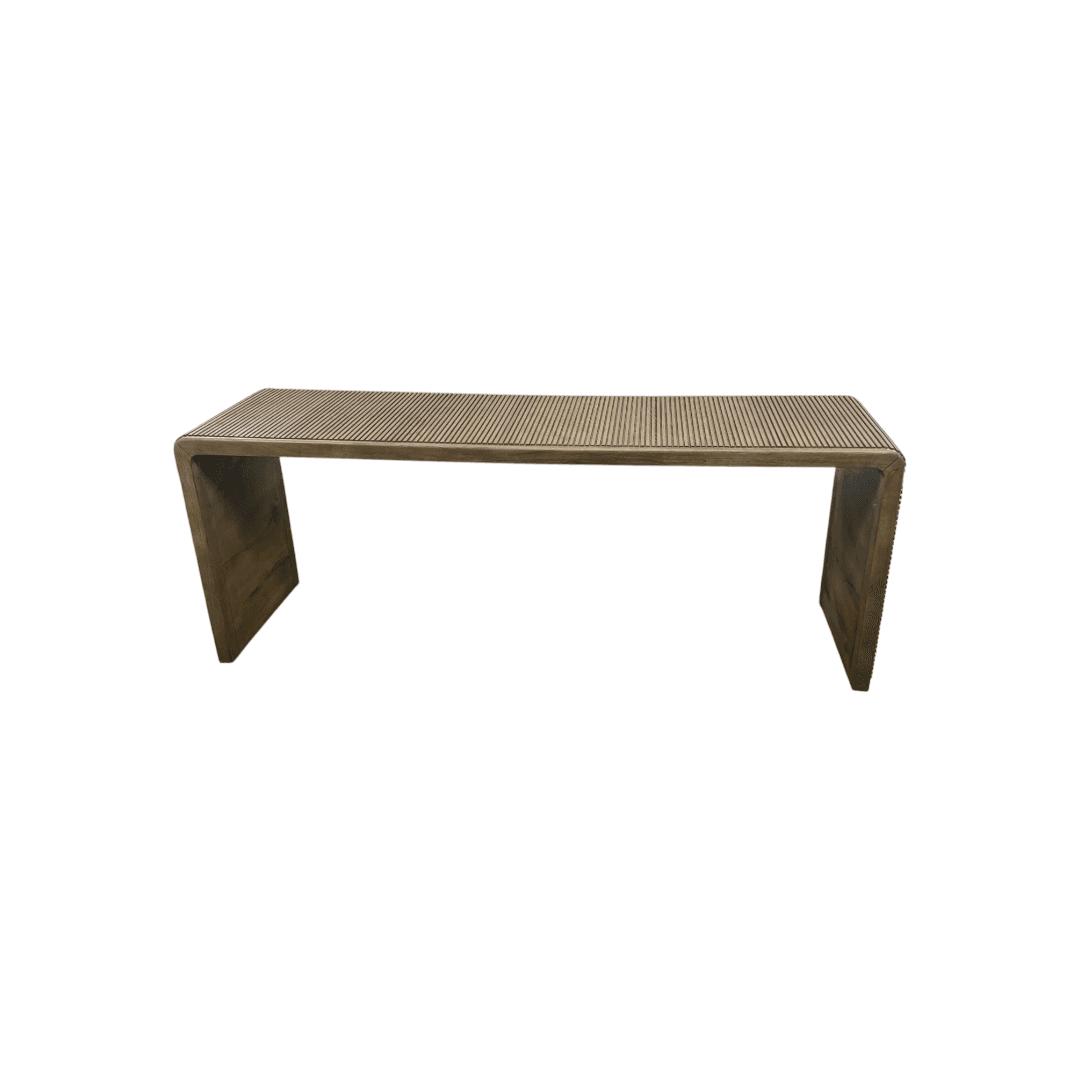 Four Hands Leo Console Table - Rustic Grey - Thumbnail 2