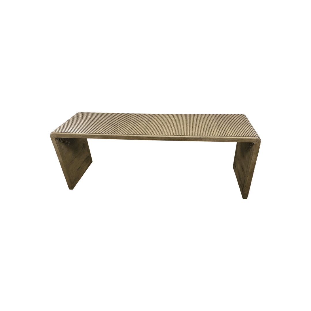 Four Hands Leo Console Table - Rustic Grey - Thumbnail 3