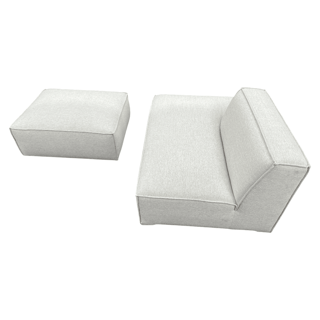 Jonathan Left Chaise and Ottoman - Thumbnail 9