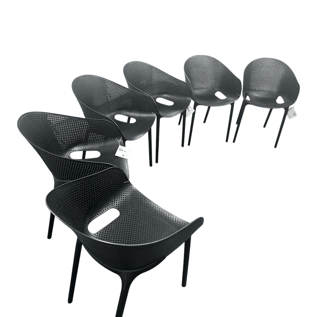 AllModern Farrah Stacking Patio Dining Armchair (Set of 6) - Thumbnail 14
