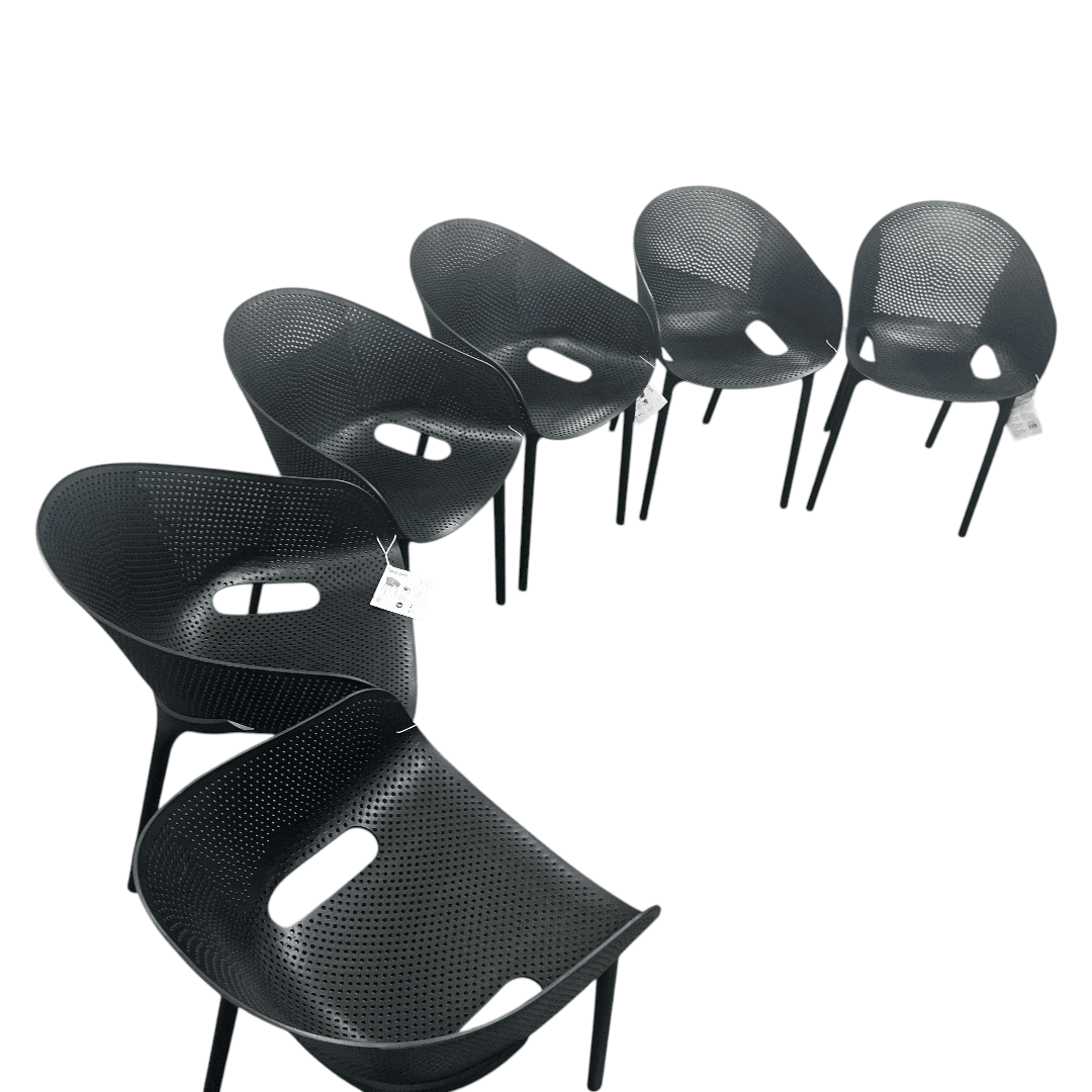 AllModern Farrah Stacking Patio Dining Armchair (Set of 6) - Thumbnail 15