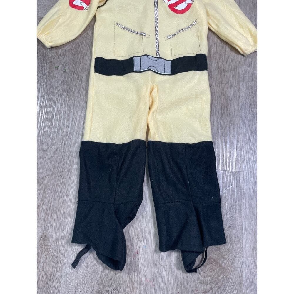 Rubie's Ghostbusters Toddler Costume Jumpsuit Yellow Long Sleeve with Boot Cover - Thumbnail 4