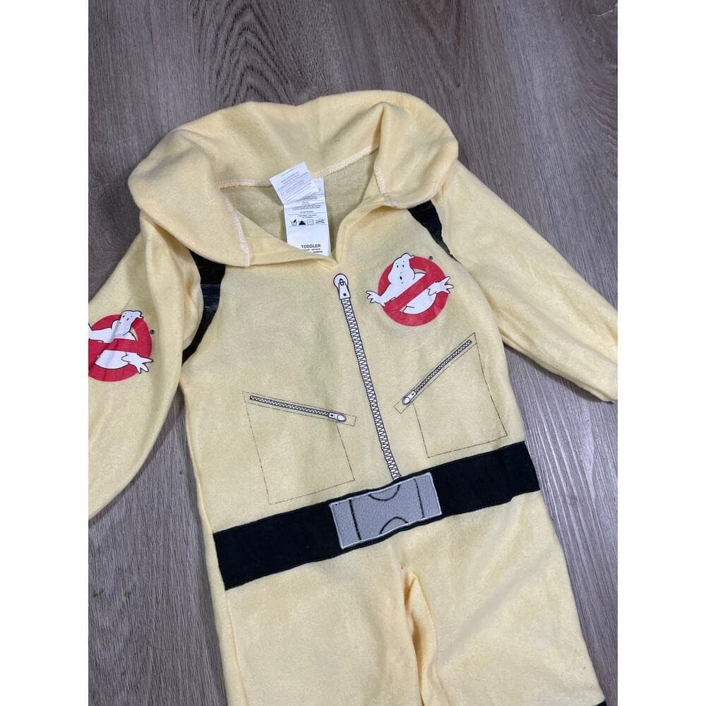 Rubie's Ghostbusters Toddler Costume Jumpsuit Yellow Long Sleeve with Boot Cover - Thumbnail 5