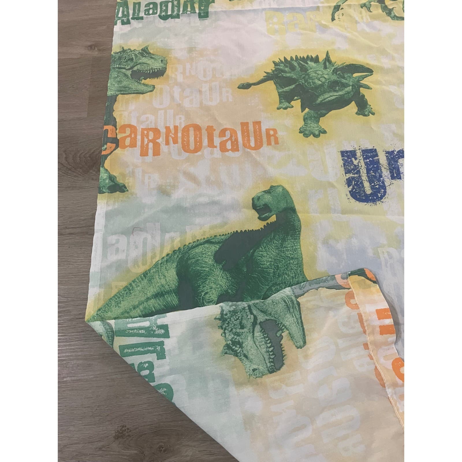 Vintage Disney Dinosaur Sheets Twin 2000 Aladar Carnotaur Movie Flat Fitted Y2K - Thumbnail 12
