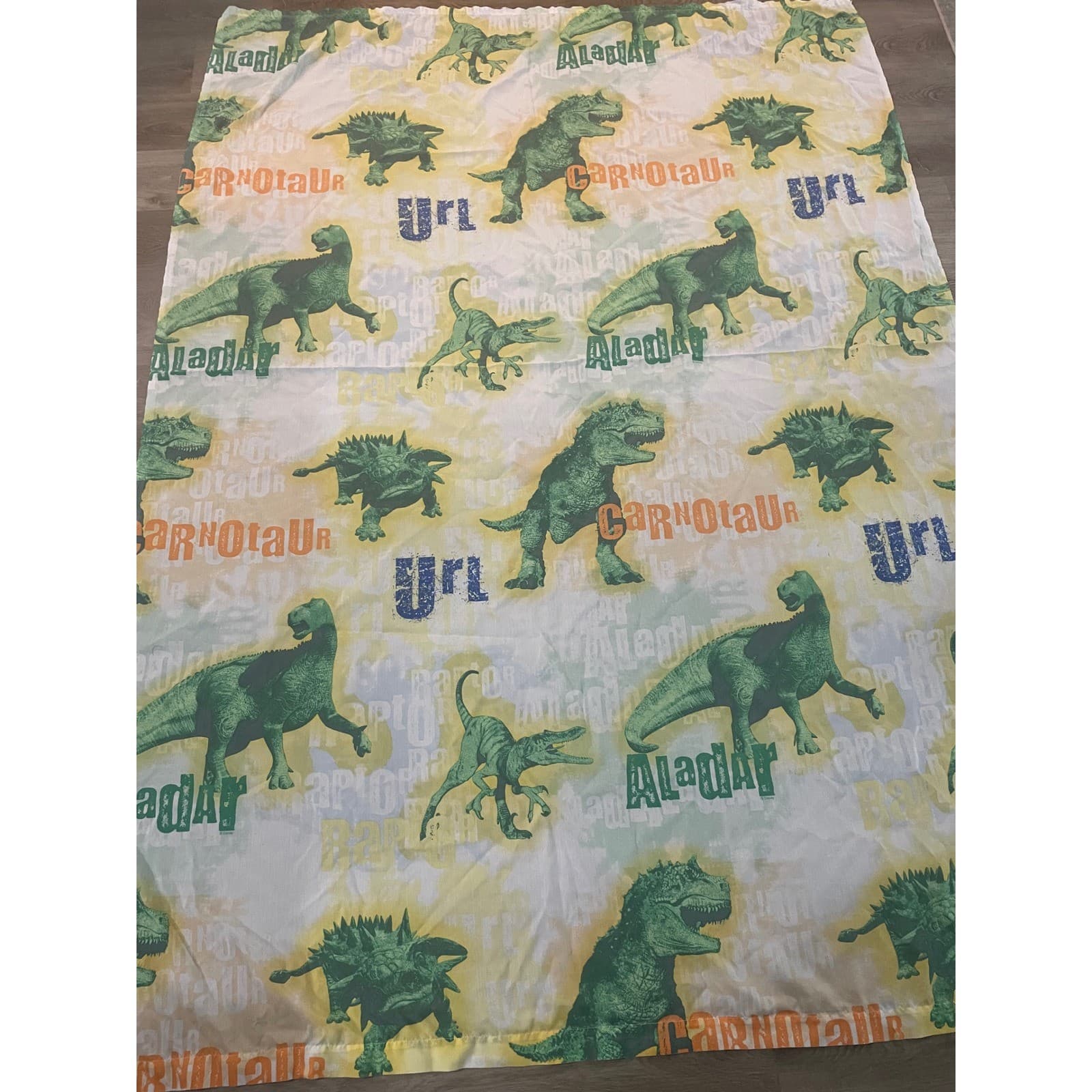 Vintage Disney Dinosaur Sheets Twin 2000 Aladar Carnotaur Movie Flat Fitted Y2K - Thumbnail 8