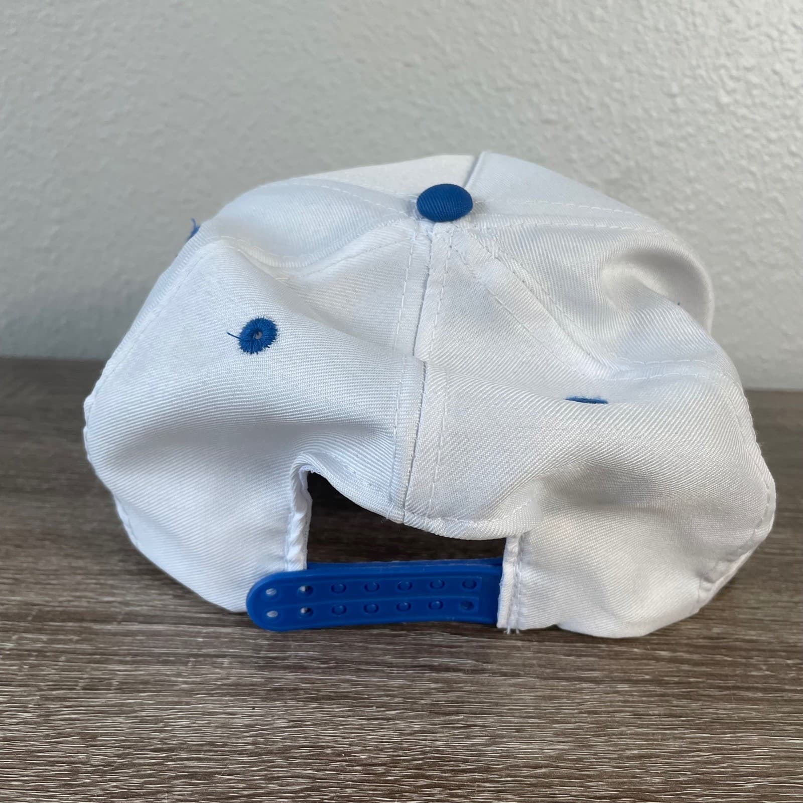 Vintage Have You Ridden With The Lord Lately Trucker Hat Blue White Snapback - Thumbnail 9