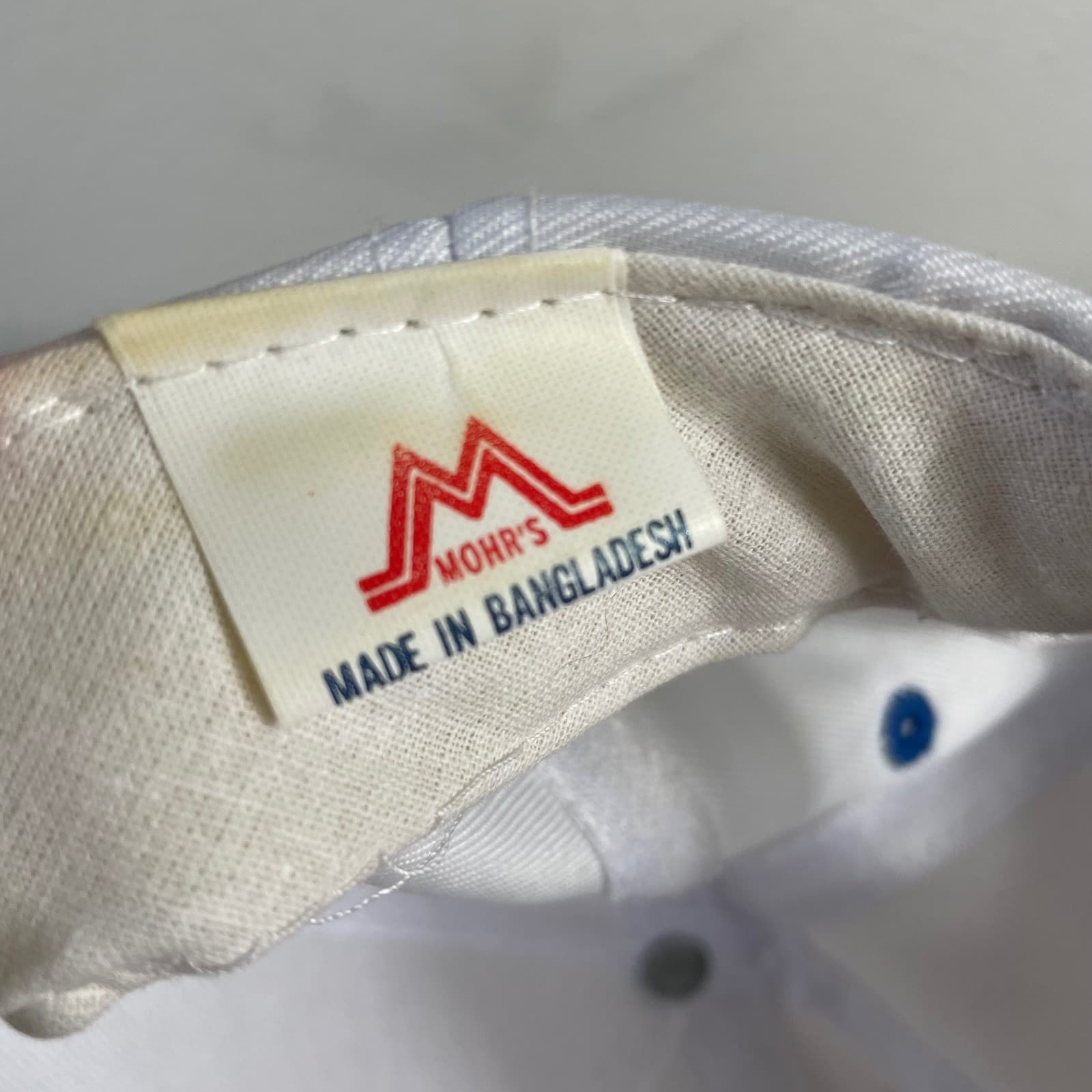Vintage Have You Ridden With The Lord Lately Trucker Hat Blue White Snapback - Thumbnail 3