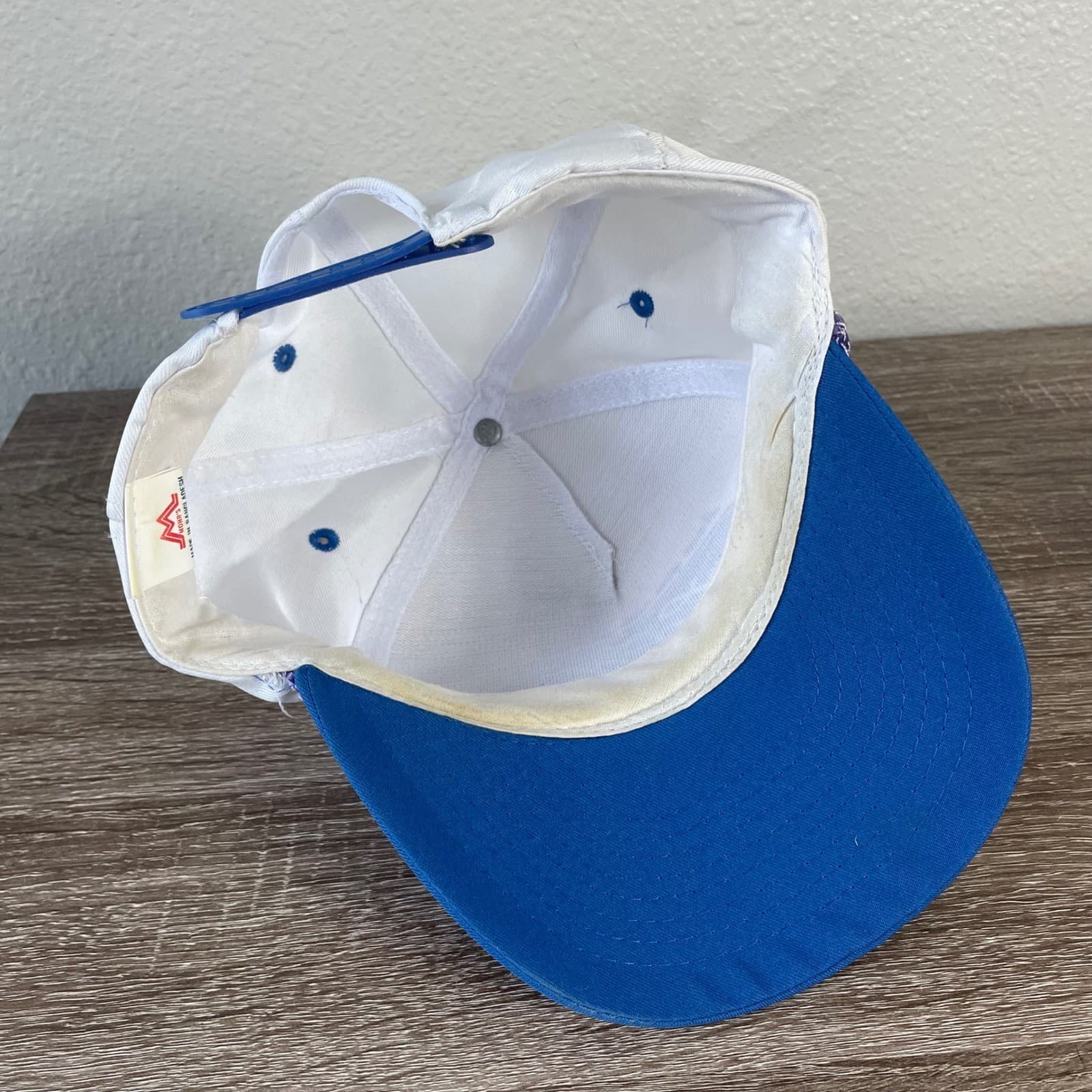 Vintage Have You Ridden With The Lord Lately Trucker Hat Blue White Snapback - Thumbnail 10