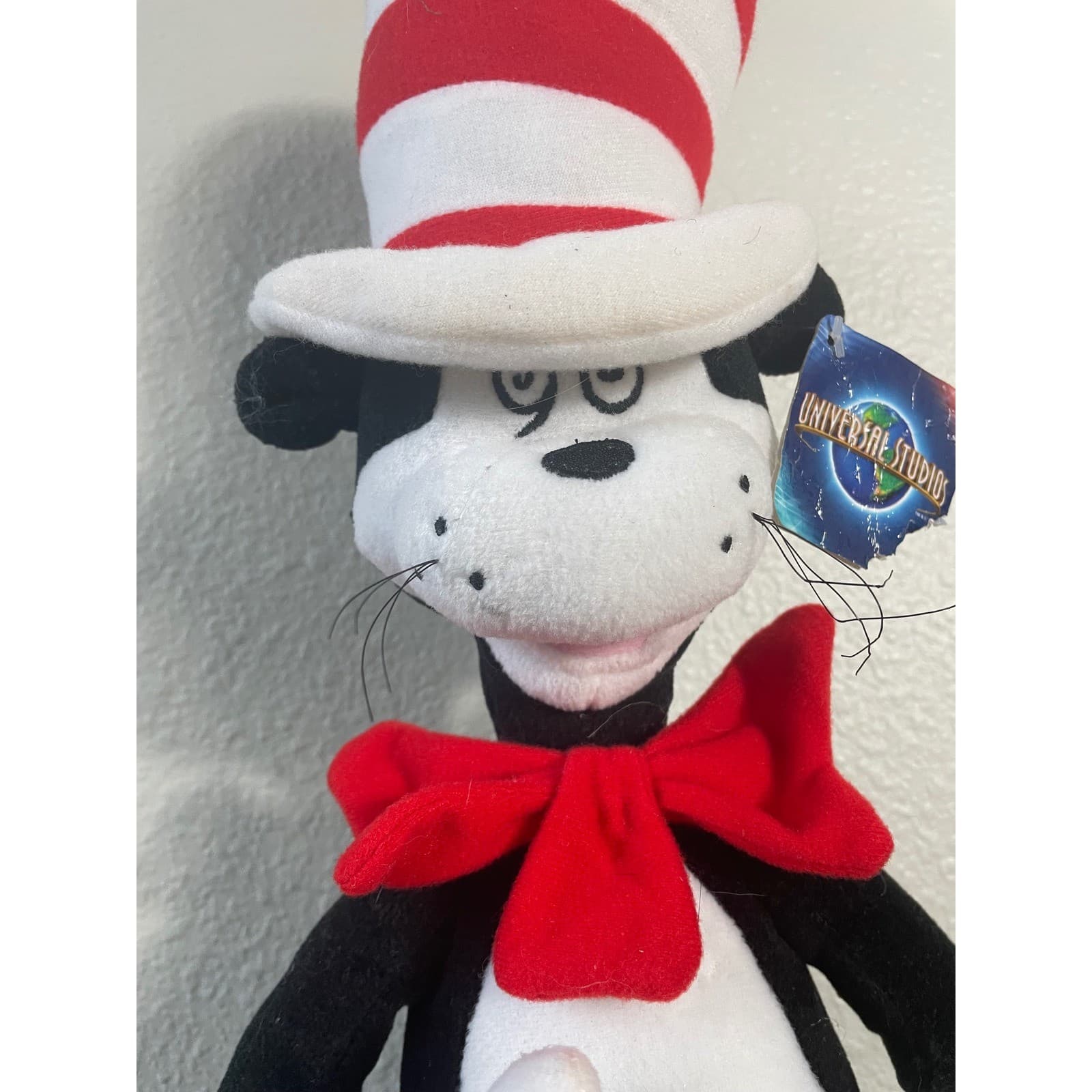 Dr Seuss Cat in the Hat Plush 18” Universal Studios Seuss Landing Toy NWT - Thumbnail 7