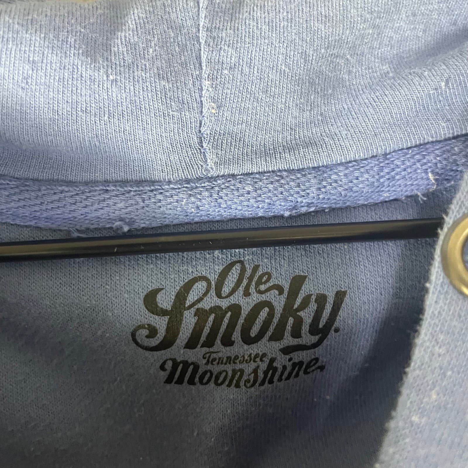 Ole Smoky Moonshine Hoodie Womens M Blue Good Vibes Tennessee Pullover Floral - Thumbnail 4