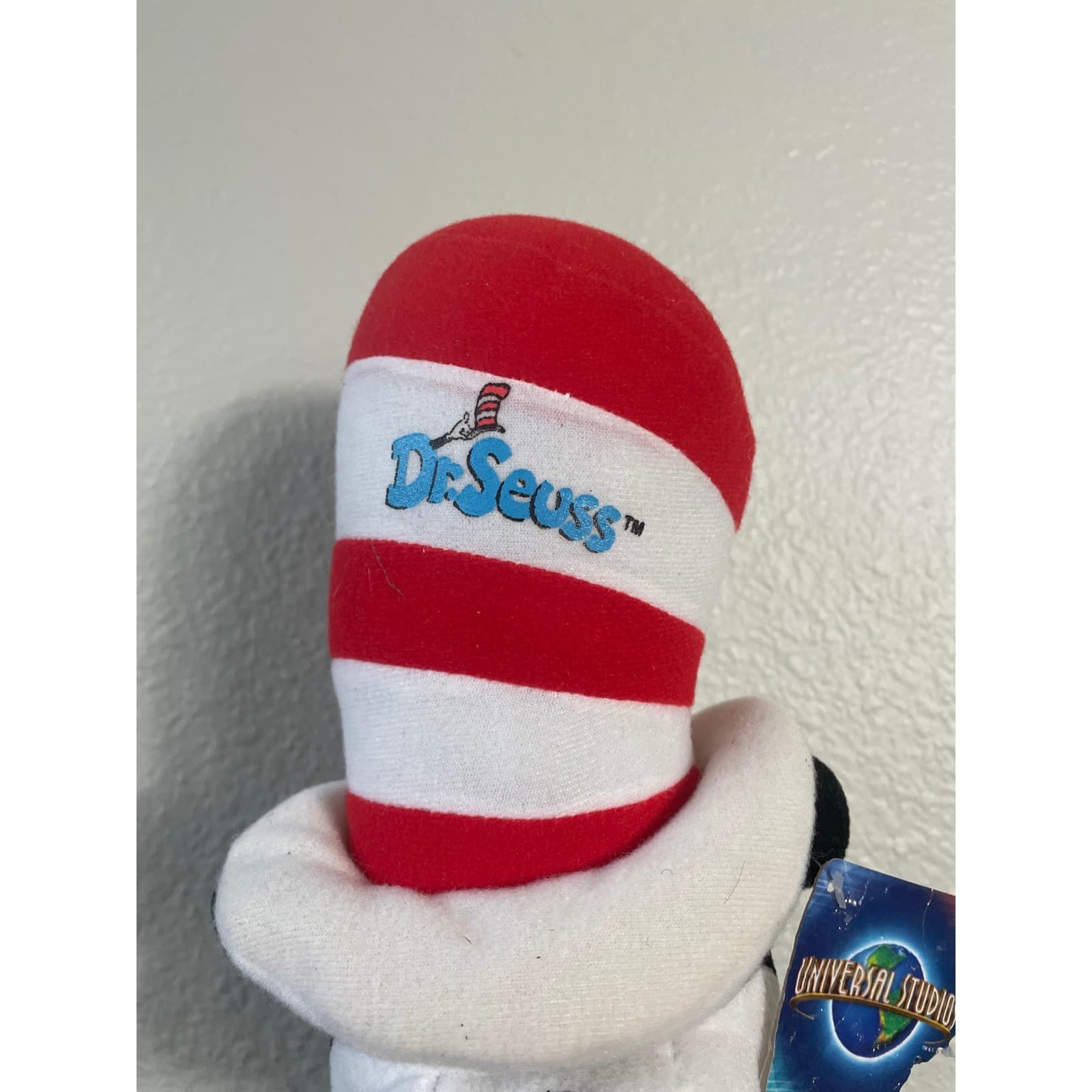 Dr Seuss Cat in the Hat Plush 18” Universal Studios Seuss Landing Toy NWT - Thumbnail 8