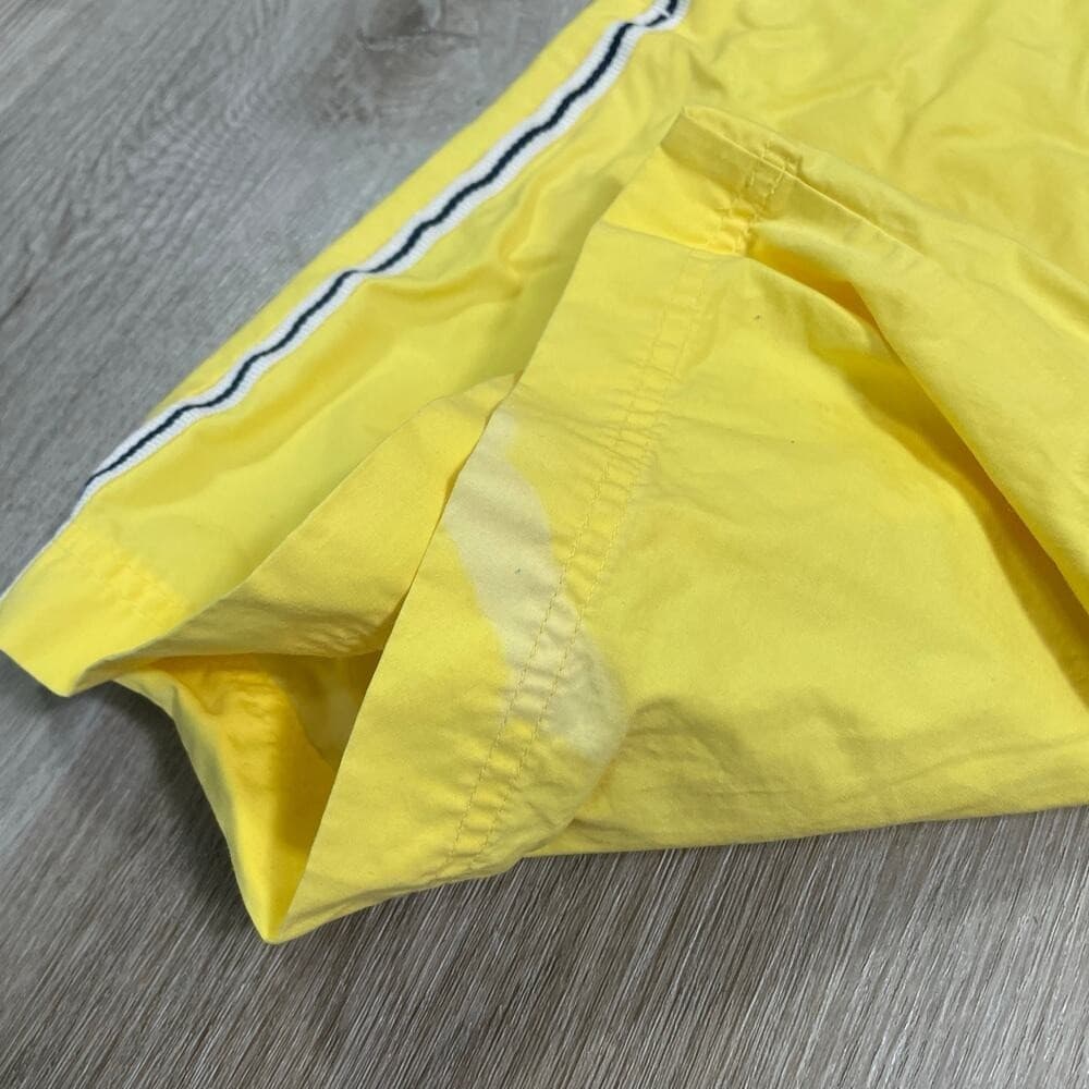 Vintage Polo Sport Ralph Lauren Swim Trunks Yellow Mesh Lined Mens L - Thumbnail 9