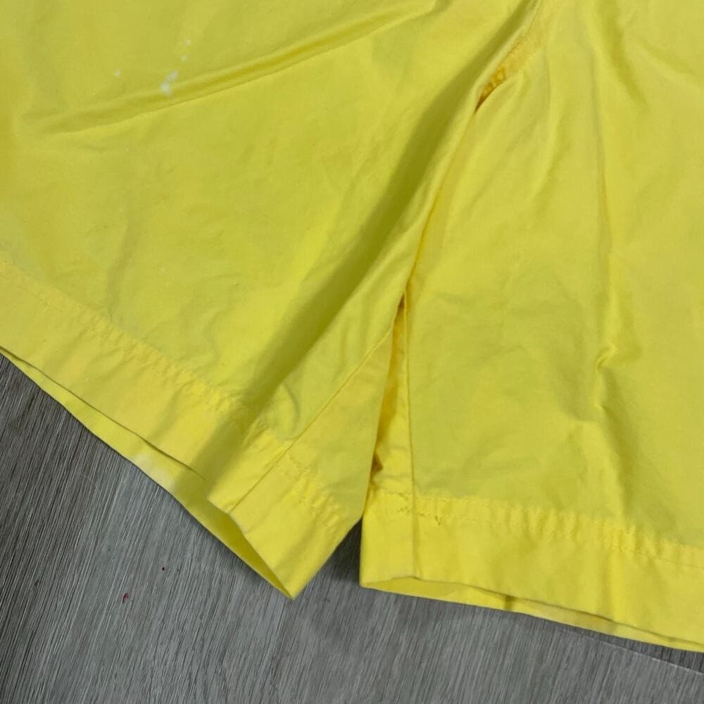 Vintage Polo Sport Ralph Lauren Swim Trunks Yellow Mesh Lined Mens L - Thumbnail 10